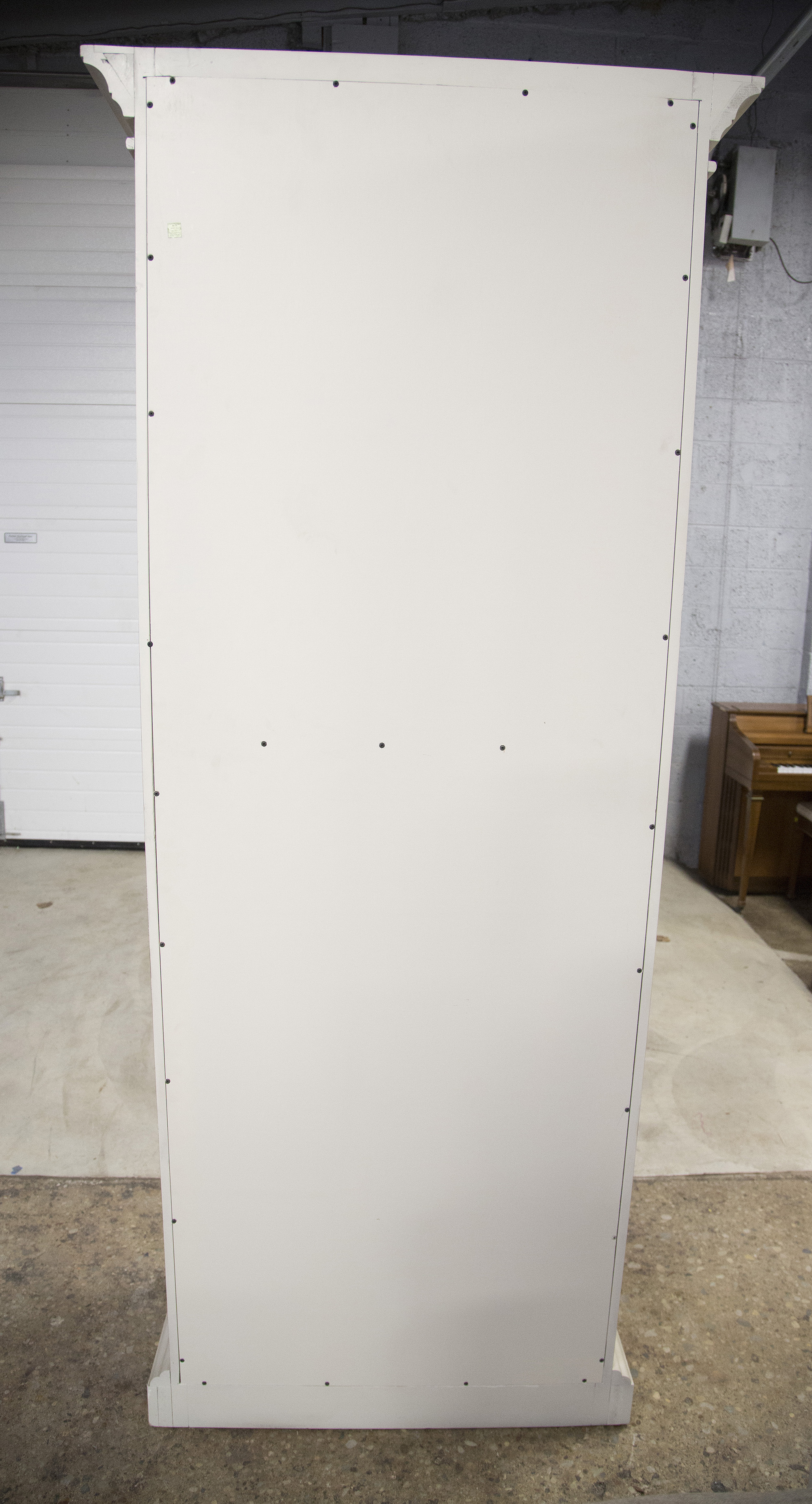 White Laminate Display Cabinet