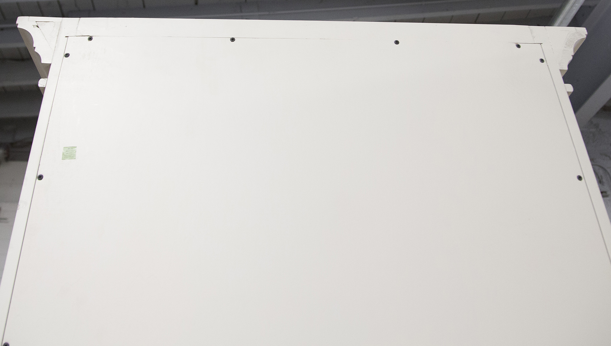 White Laminate Display Cabinet