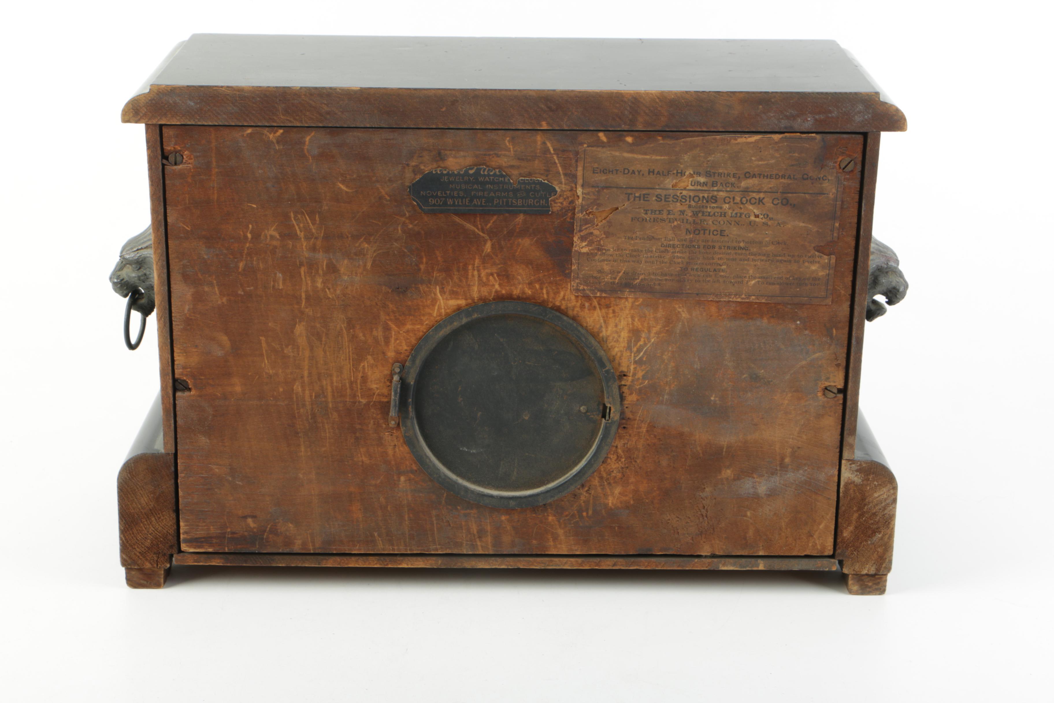 Sessions Clock Co. Eight-Day Mantel Clock