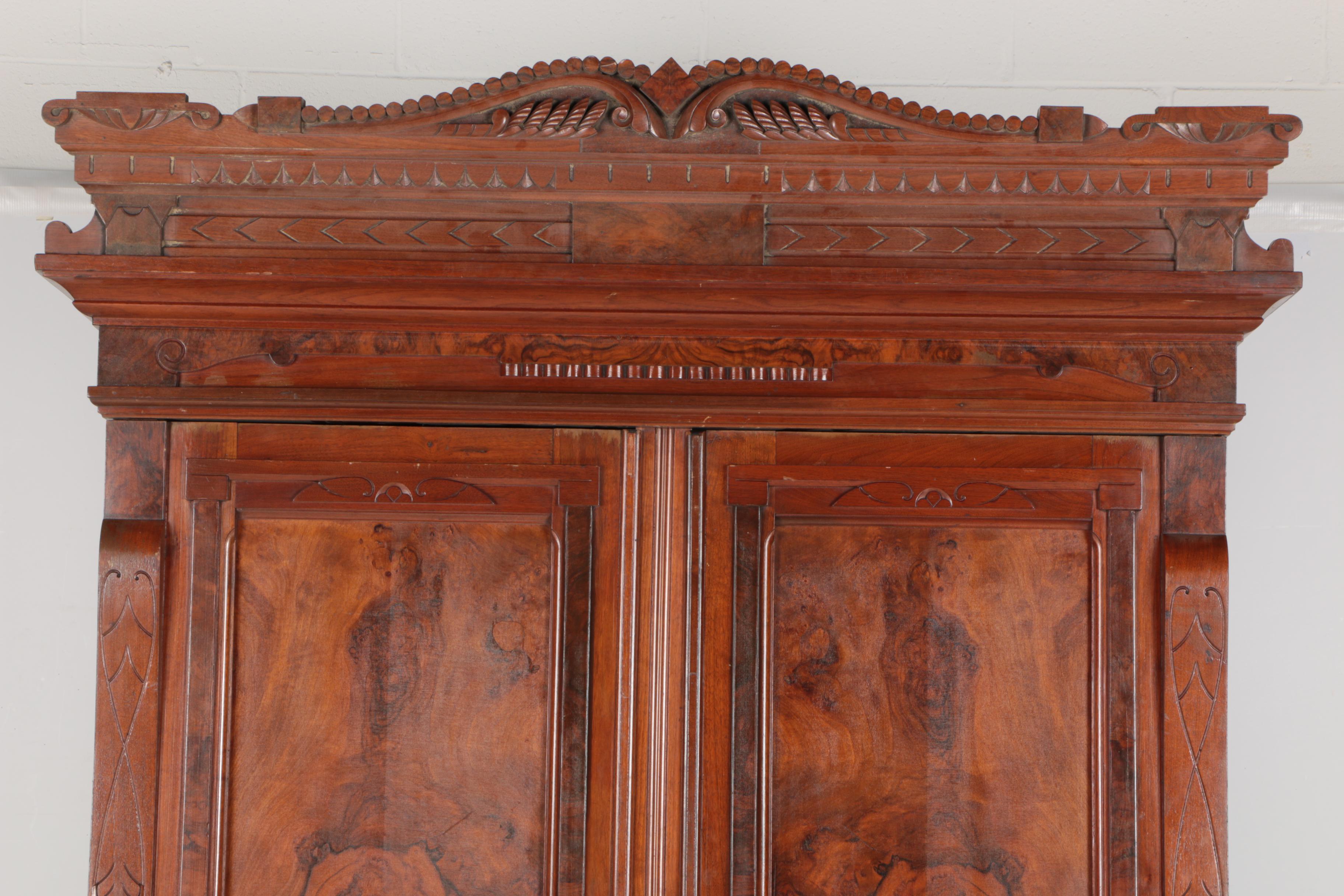 Antique Eastlake Knock-Down Armoire