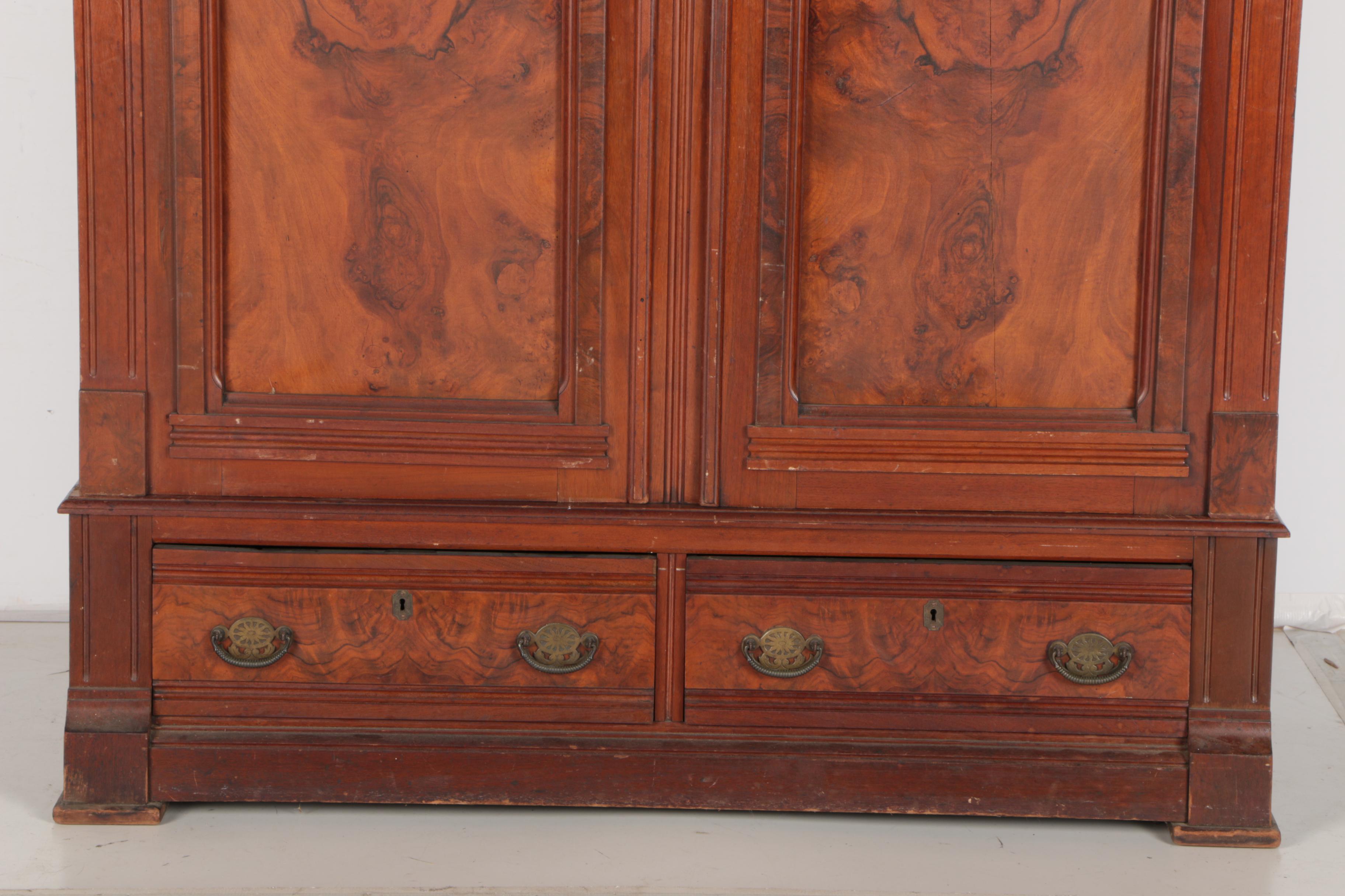 Antique Eastlake Knock-Down Armoire