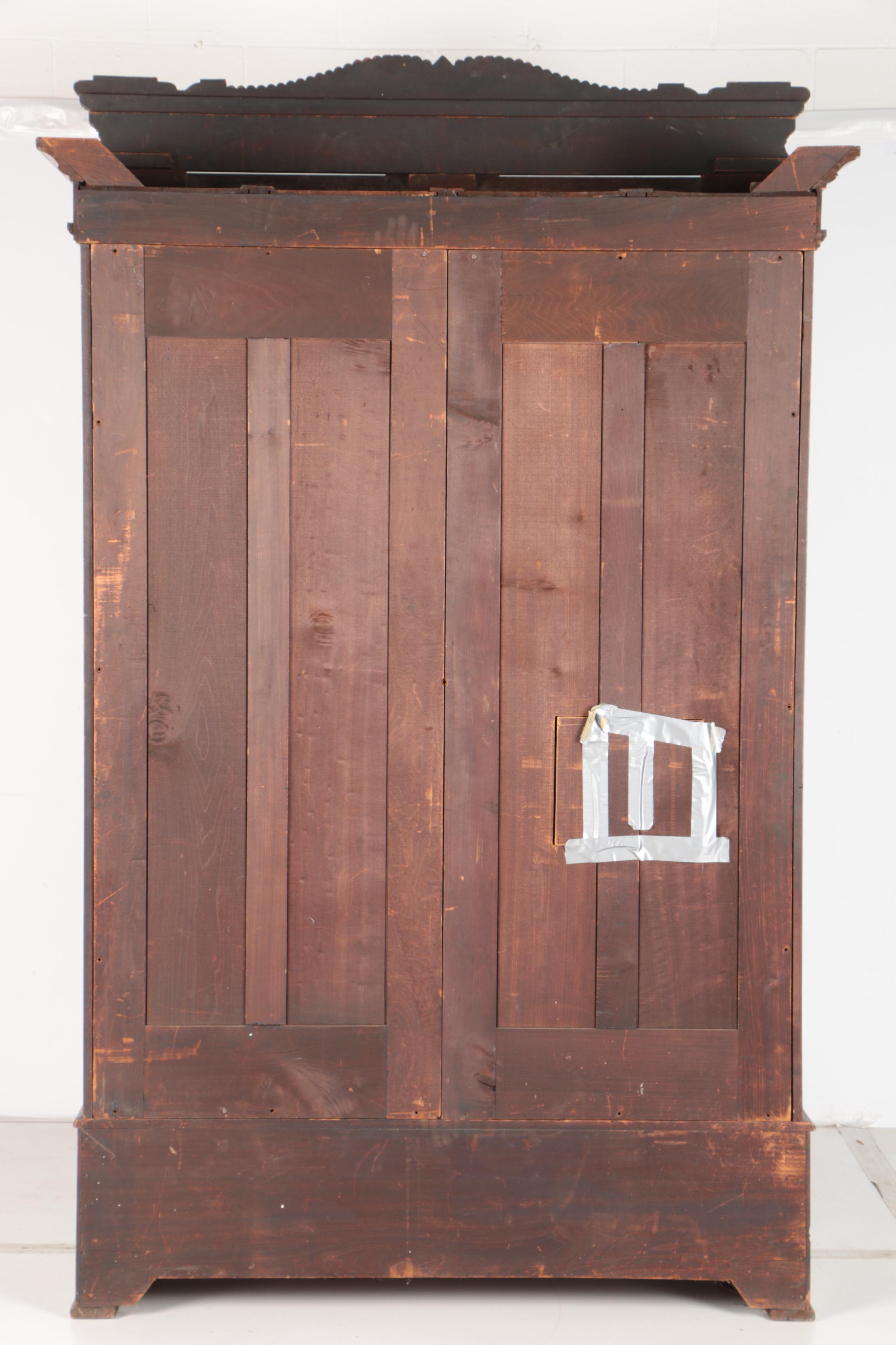 Antique Eastlake Knock-Down Armoire