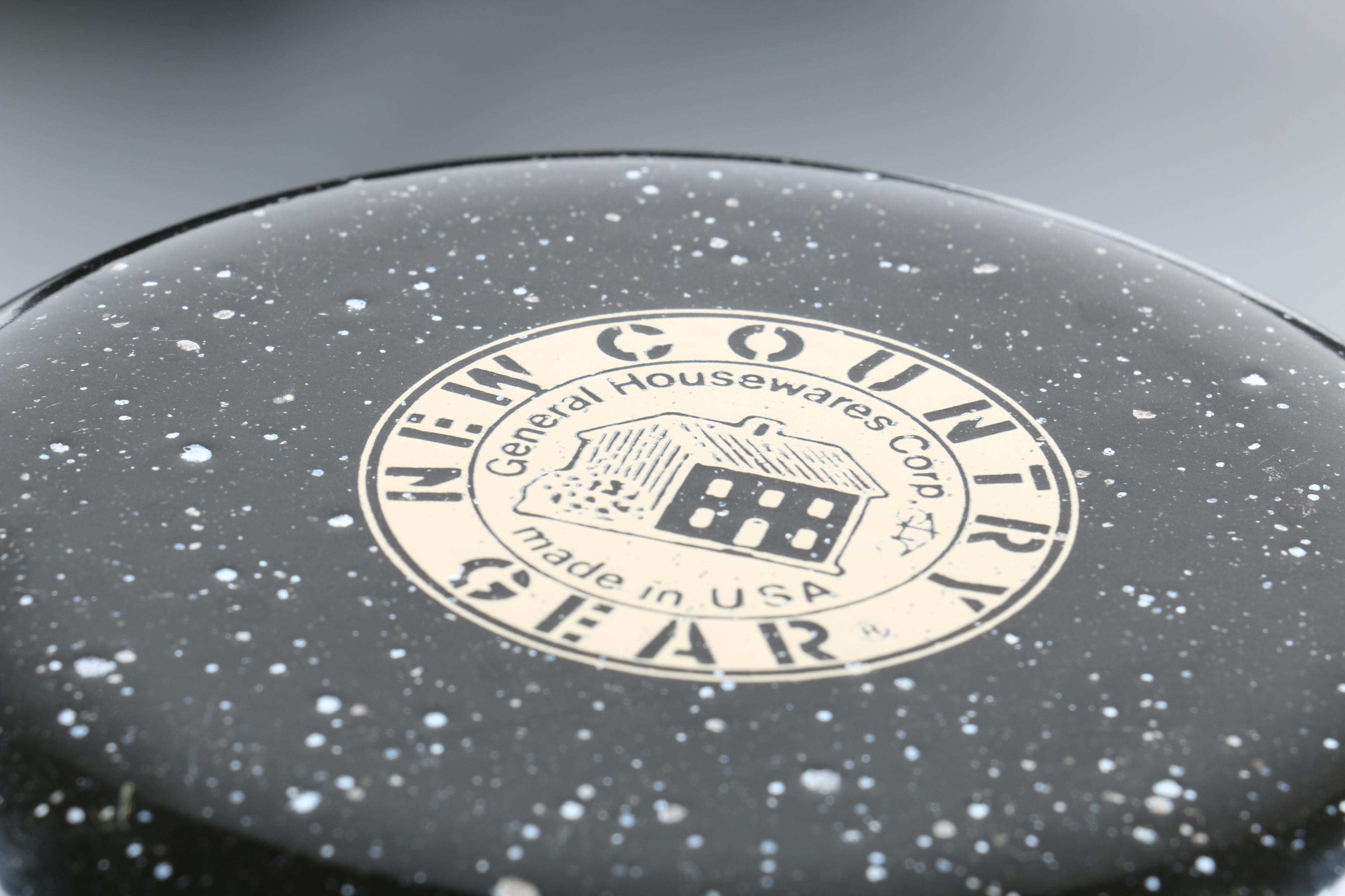 New Country Gear Enamel Cookware with Bowls