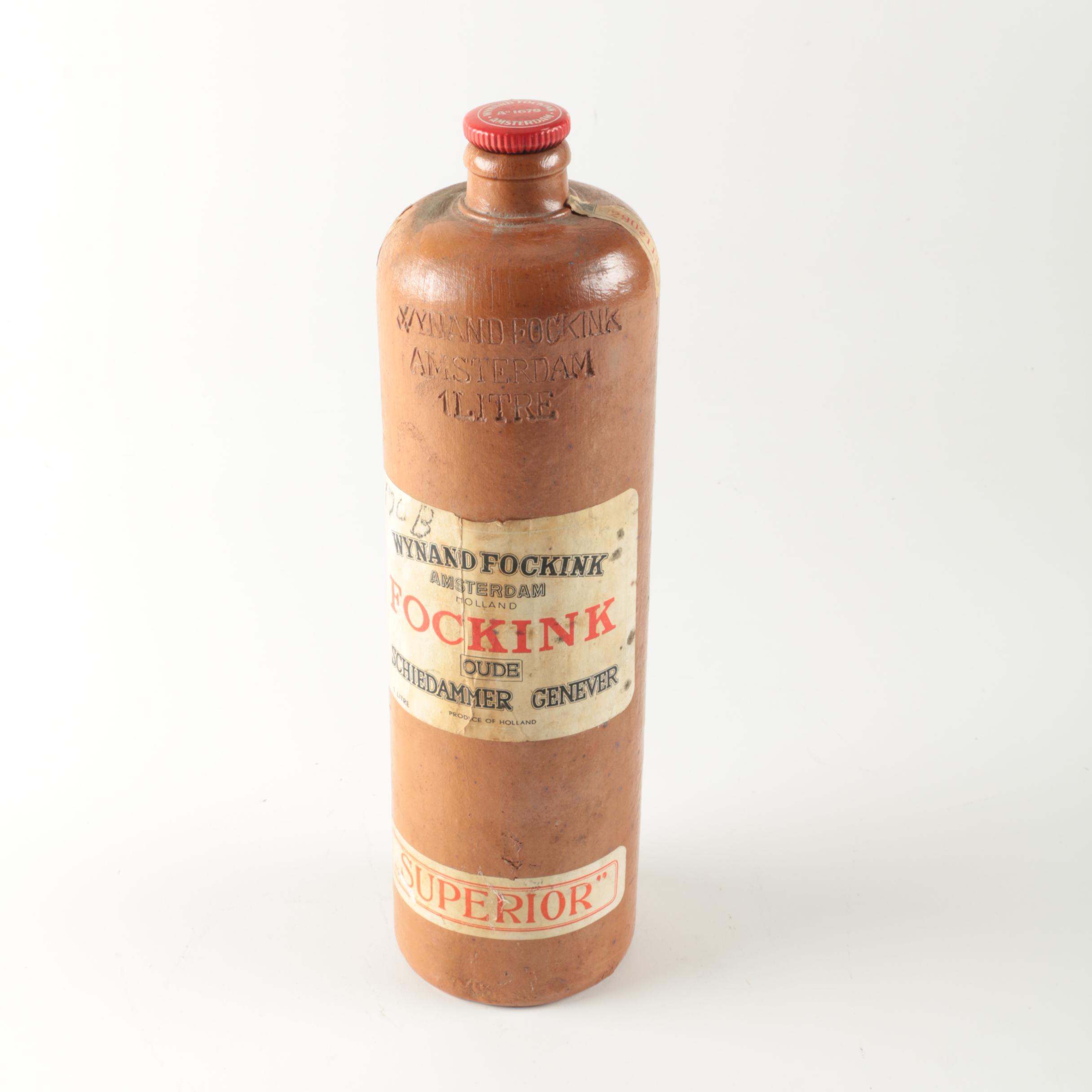 Vintage Dutch Wynand Fockink Genever Bottle