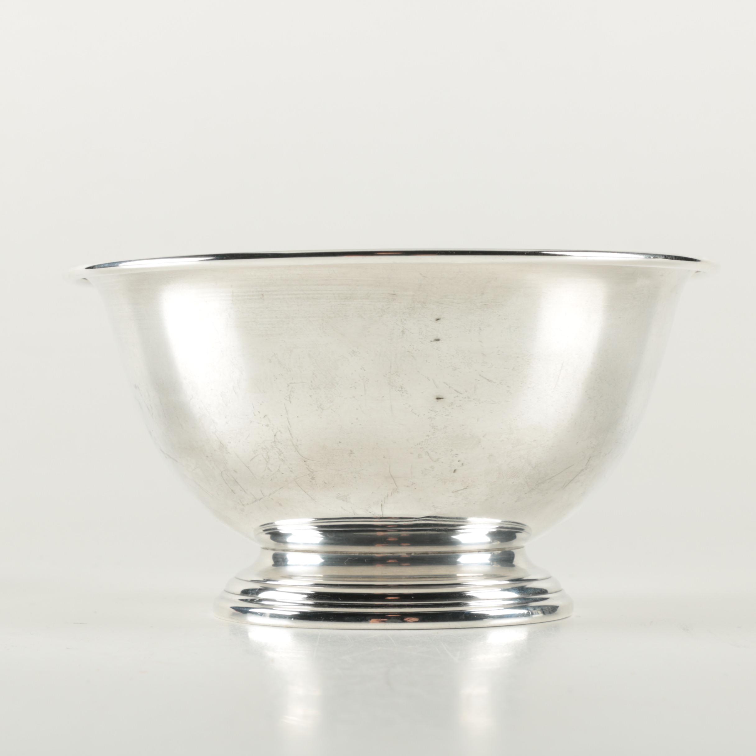 Paul Revere Style Sterling Silver Bowl