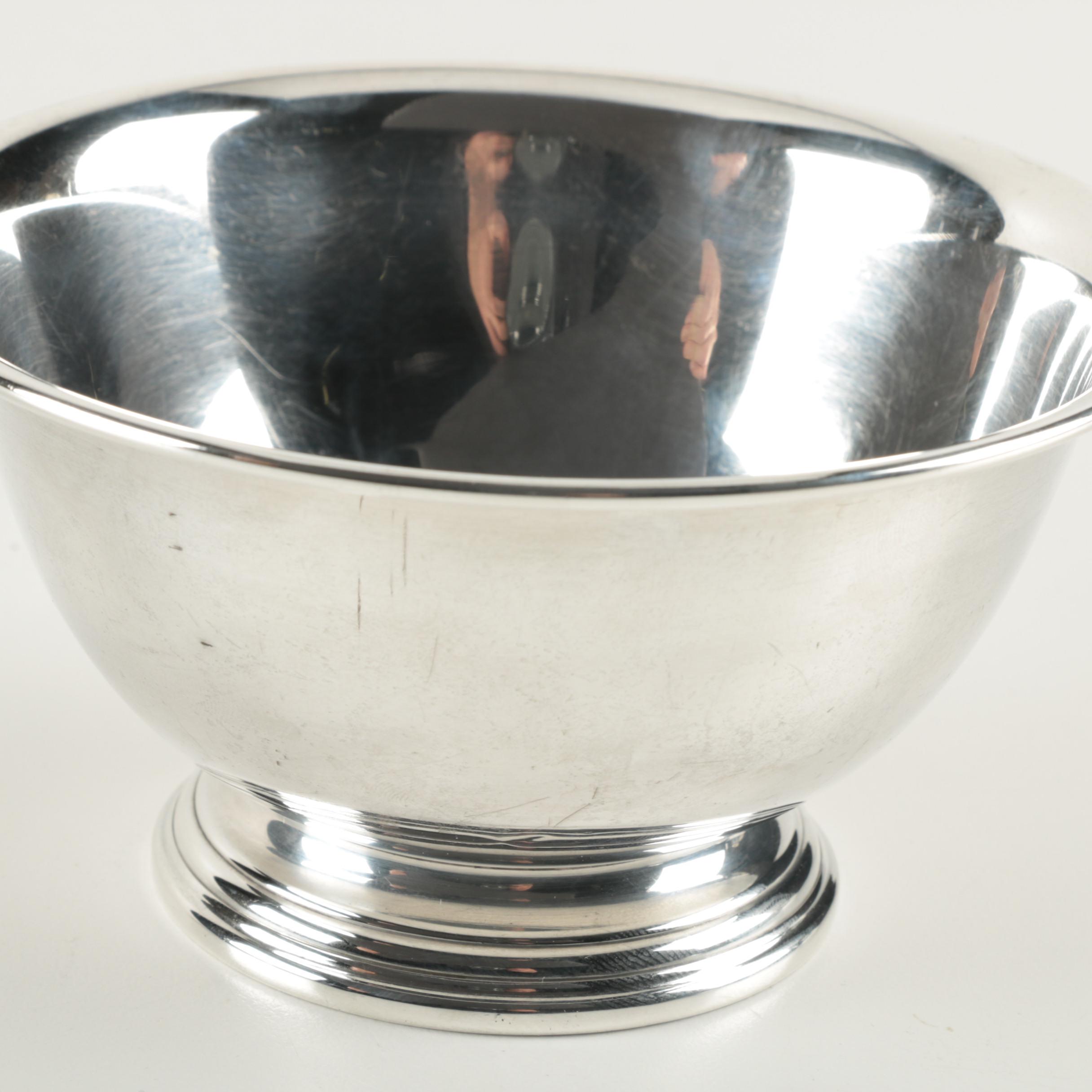 Paul Revere Style Sterling Silver Bowl