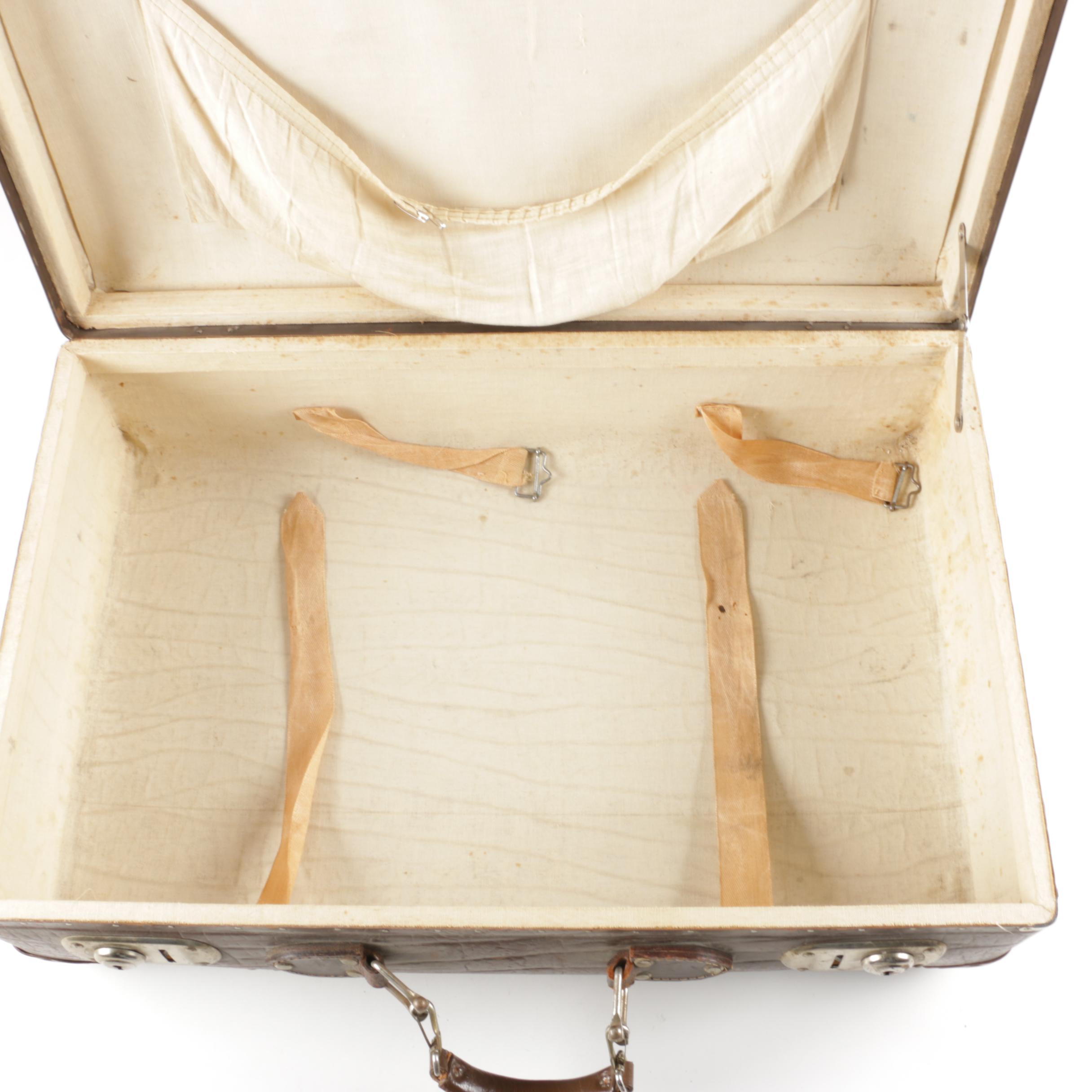 Vintage Echt Vulkanfiber Suitcase