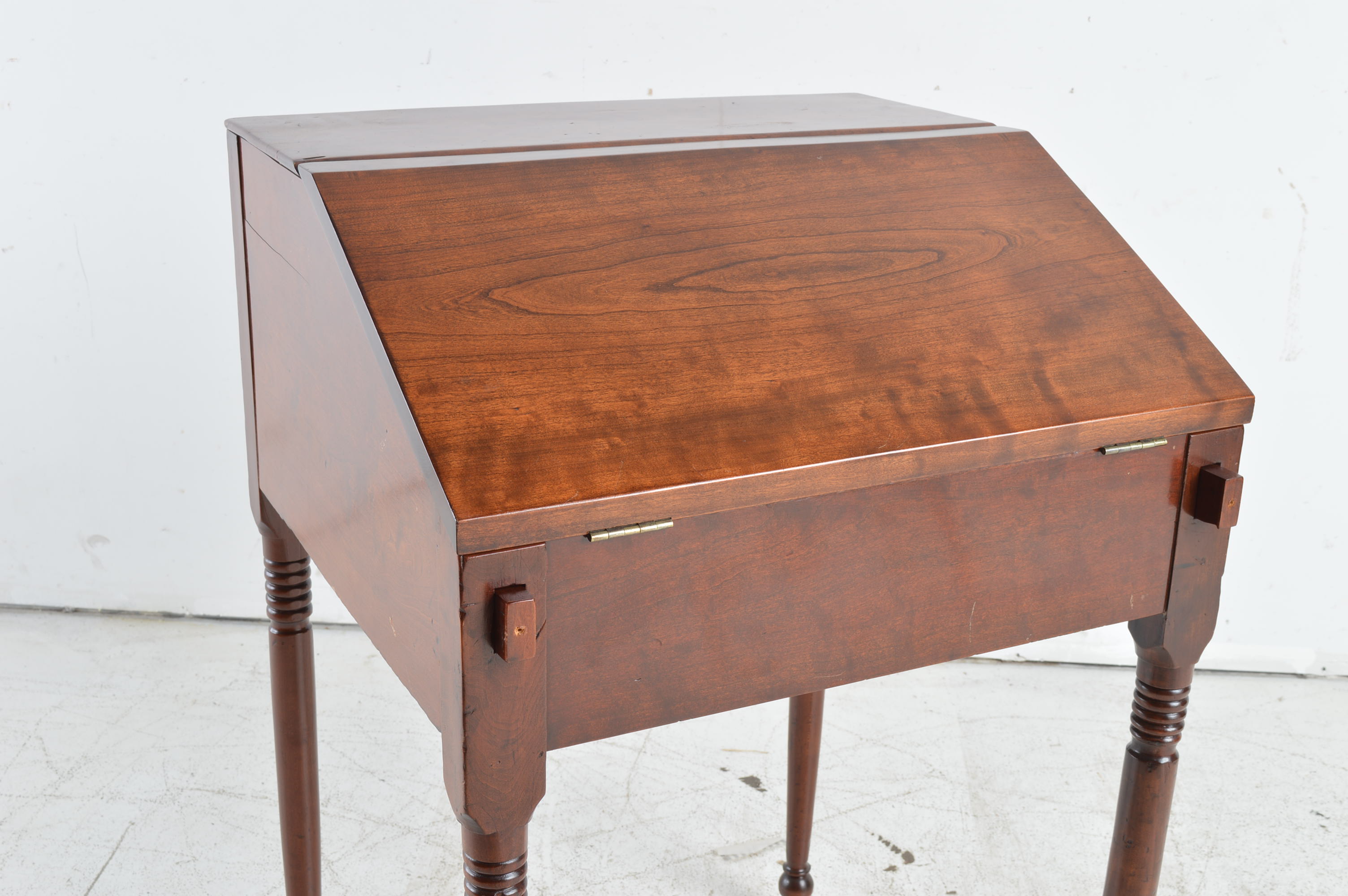 Antique Cherry Slant Front Secretary Desk