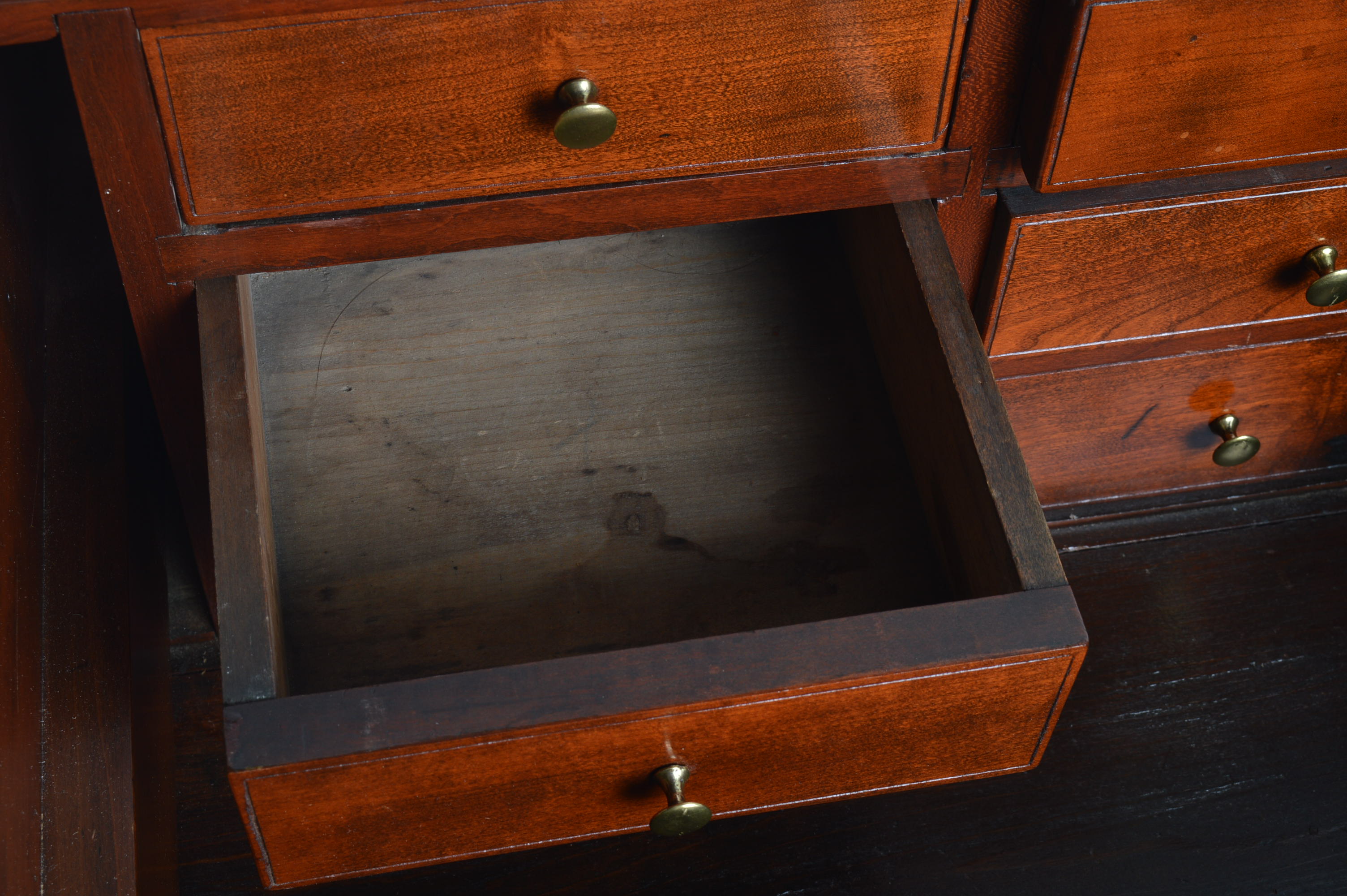 Antique Cherry Slant Front Secretary Desk