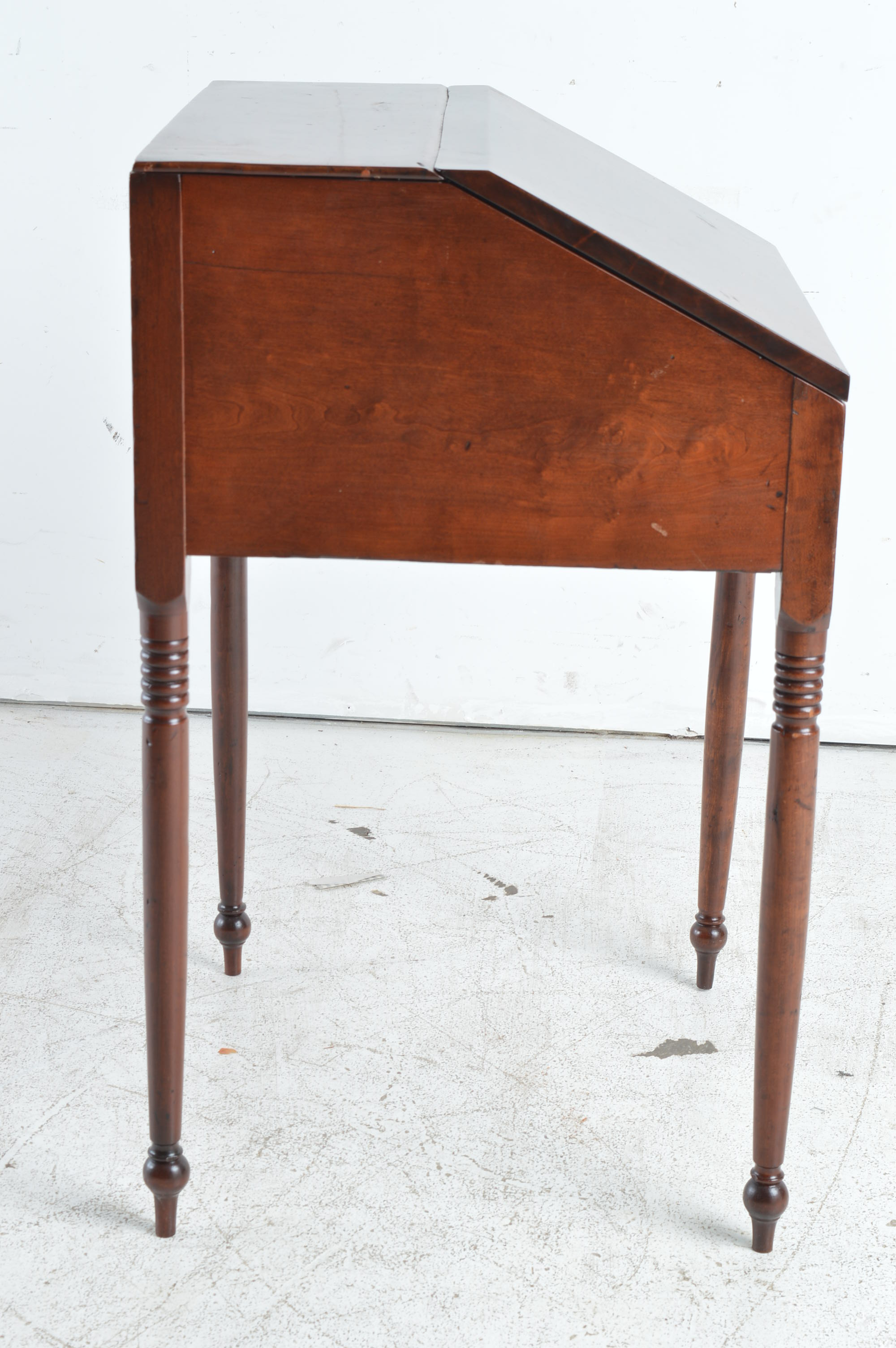 Antique Cherry Slant Front Secretary Desk