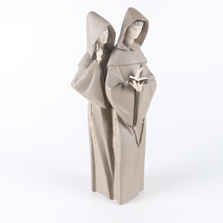 Lladro "Monks at Prayer" Figurine