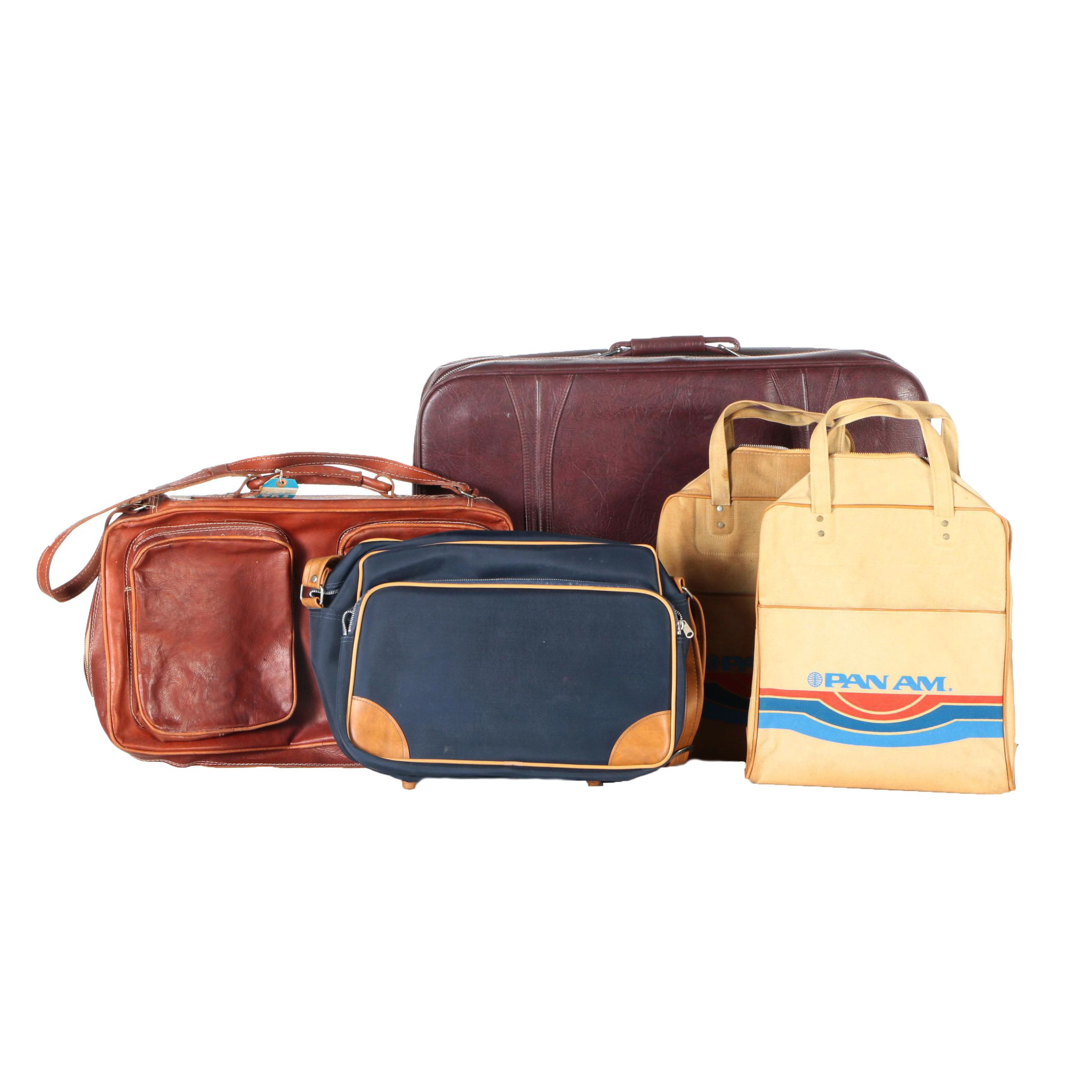 Assortment of Vintage Luggage