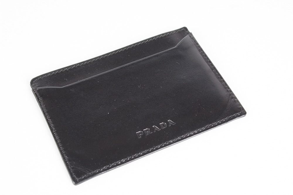 Prada Leather Credit Card Case