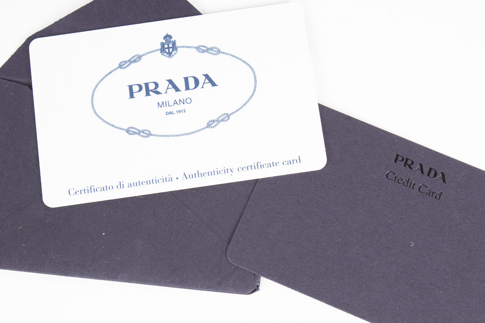 Prada Leather Credit Card Case