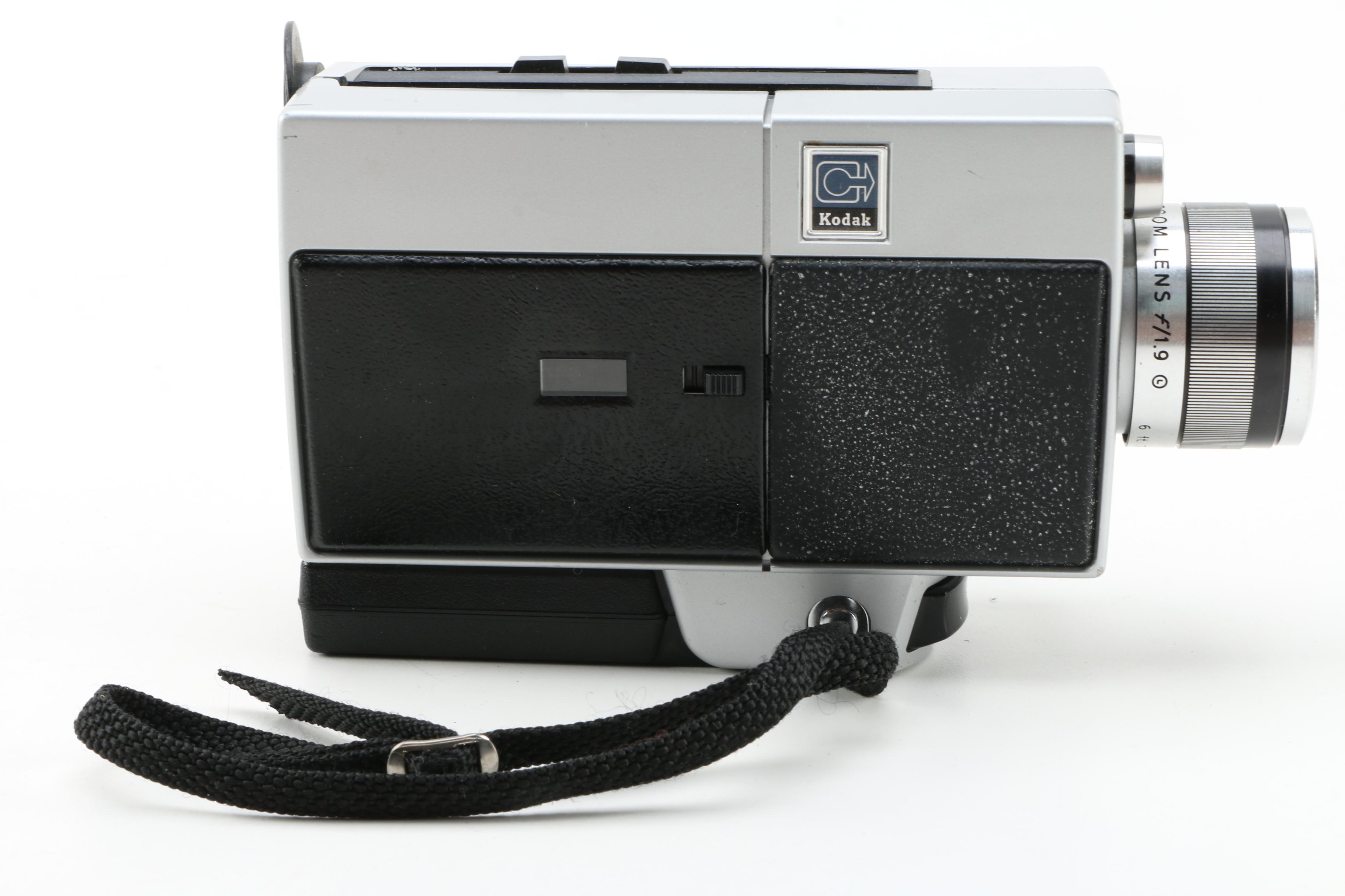 Kodak M30 Instamatic Movie Camera with Case and Accessories