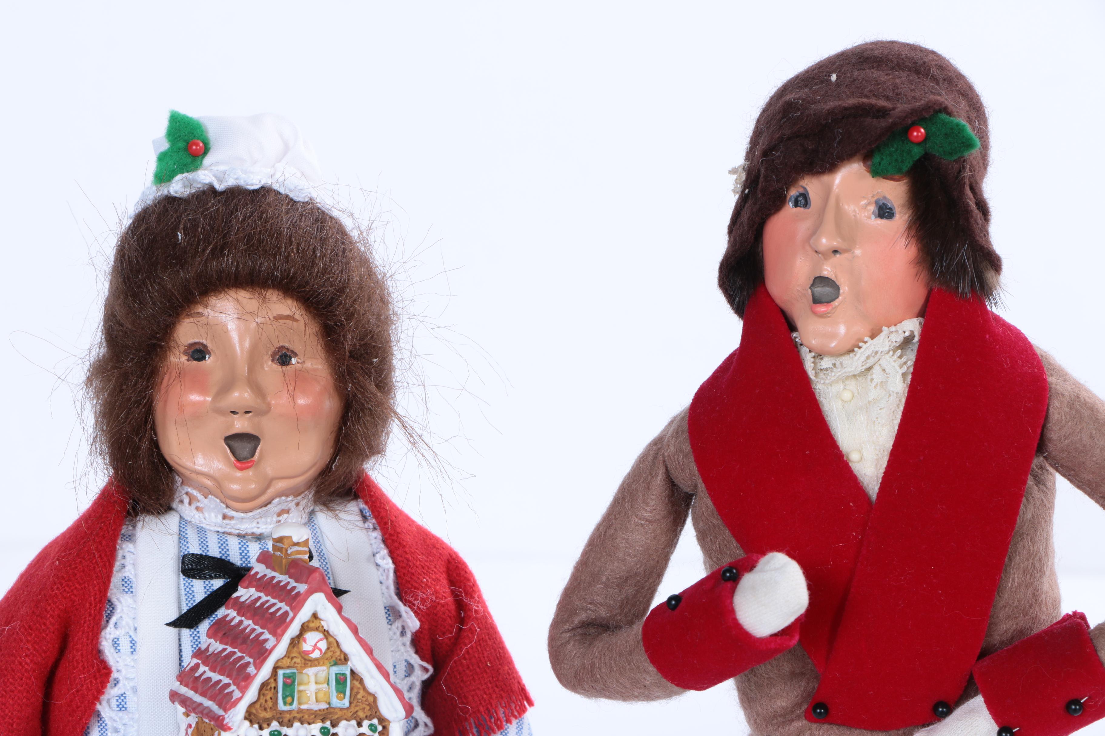 Collection of Byer's Choice Ltd. "The Carolers" Seasonal Figurines