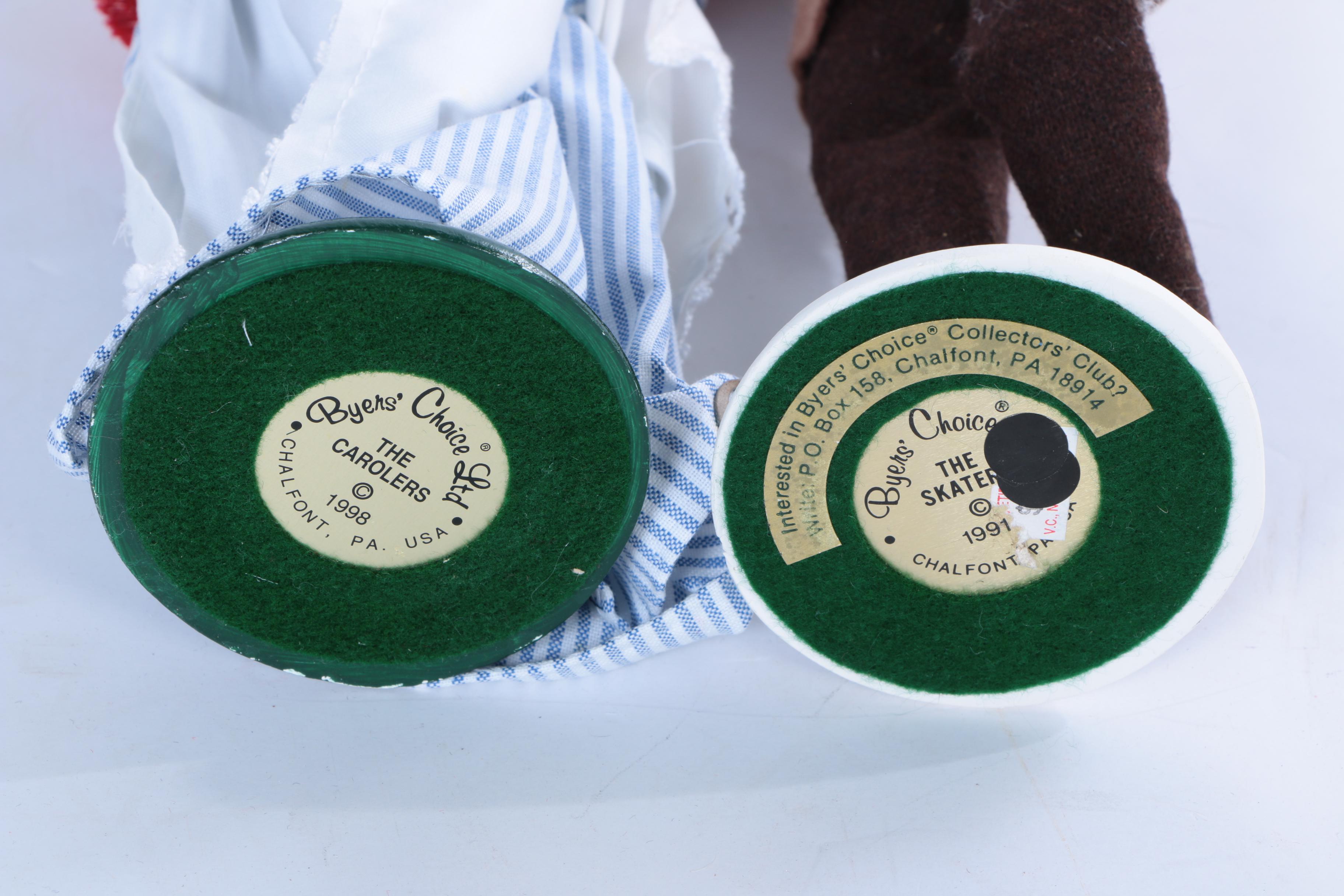 Collection of Byer's Choice Ltd. "The Carolers" Seasonal Figurines