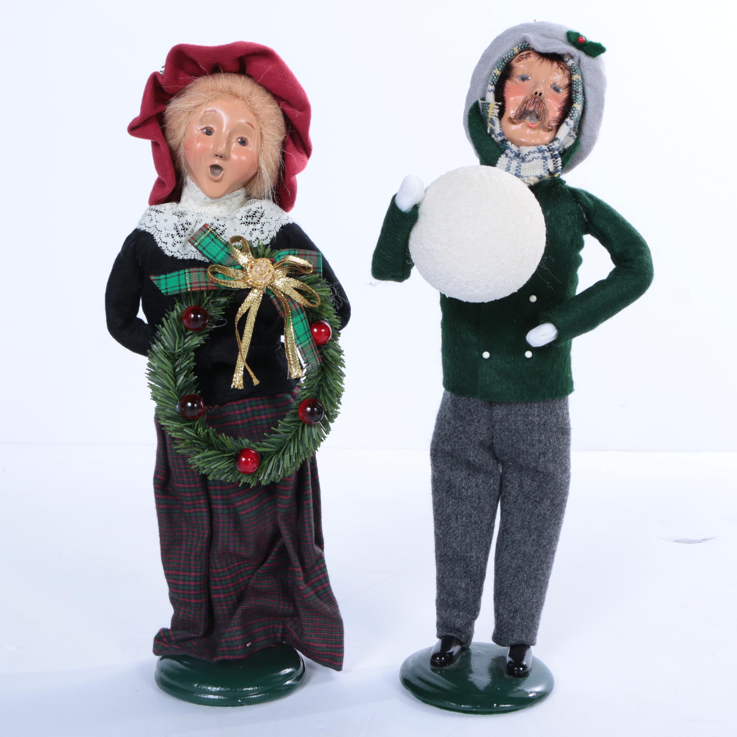 Collection of Byer's Choice Ltd. "The Carolers" Seasonal Figurines