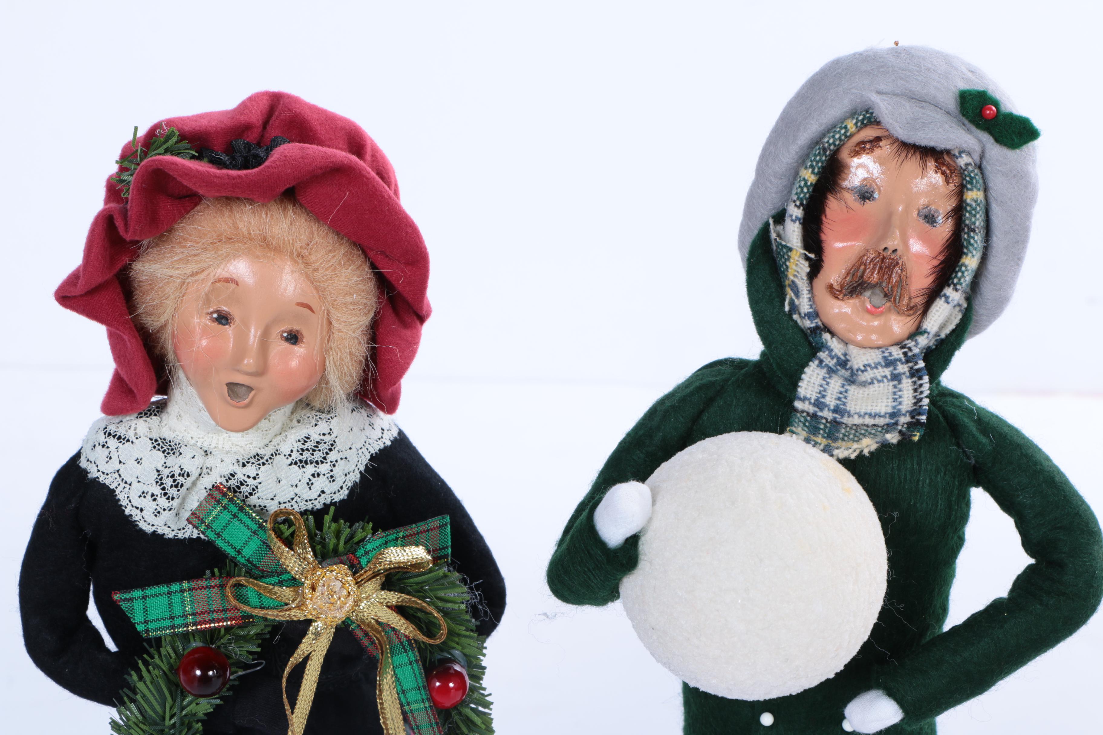 Collection of Byer's Choice Ltd. "The Carolers" Seasonal Figurines