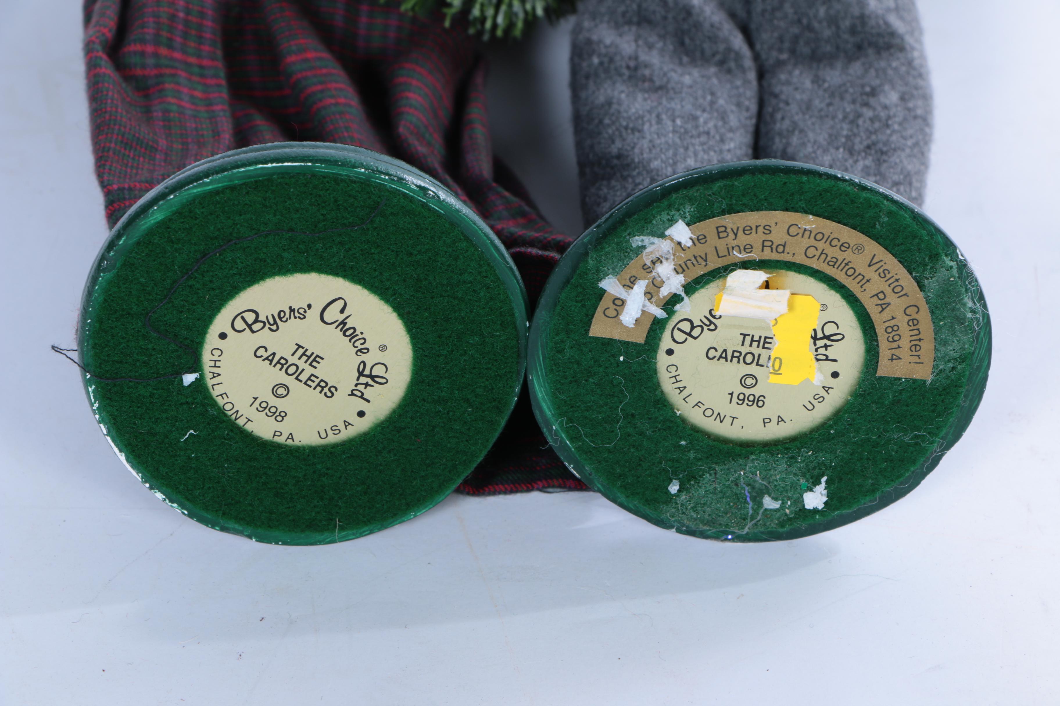 Collection of Byer's Choice Ltd. "The Carolers" Seasonal Figurines