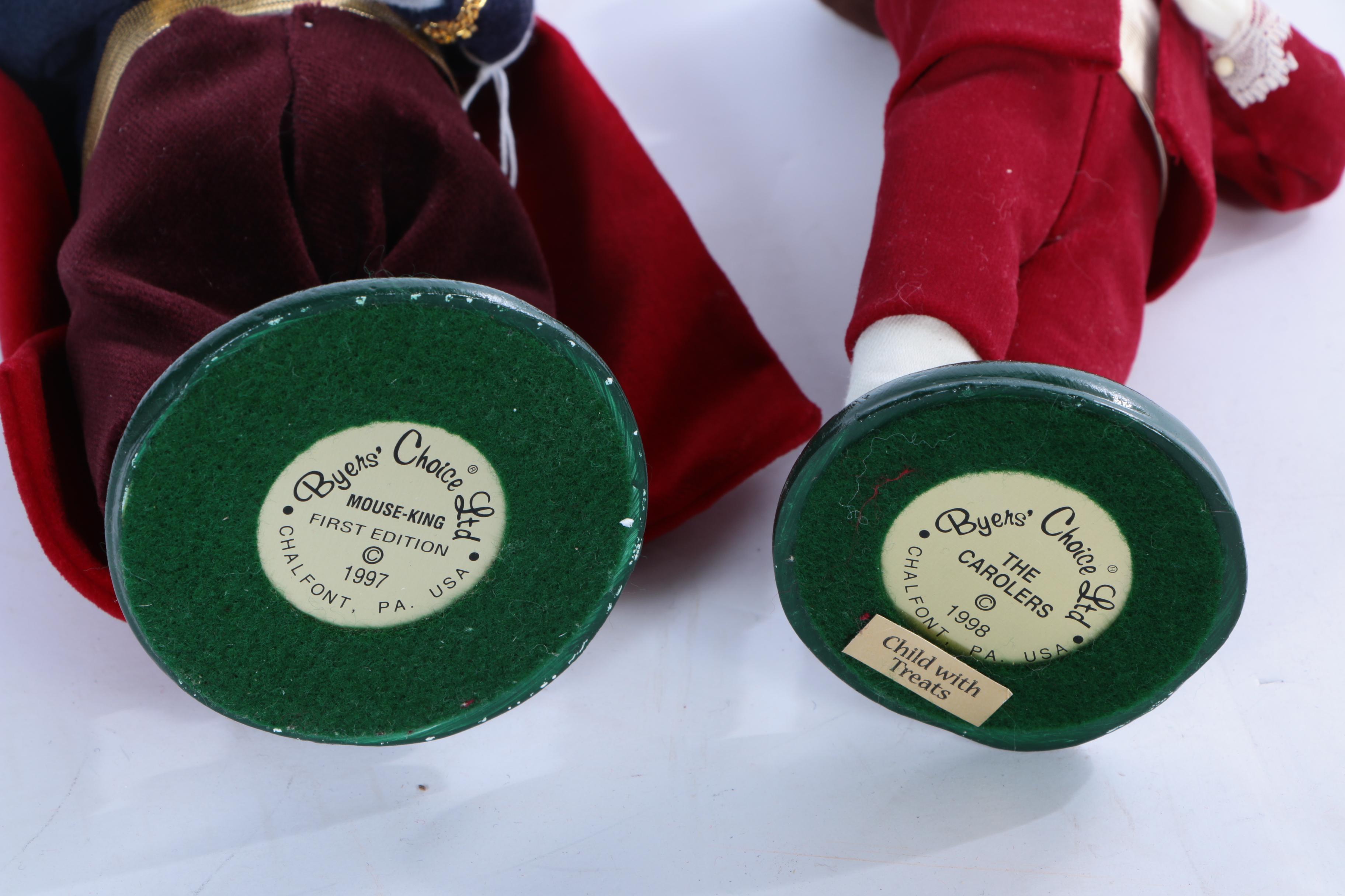 Collection of Byer's Choice Ltd. "The Carolers" Seasonal Figurines