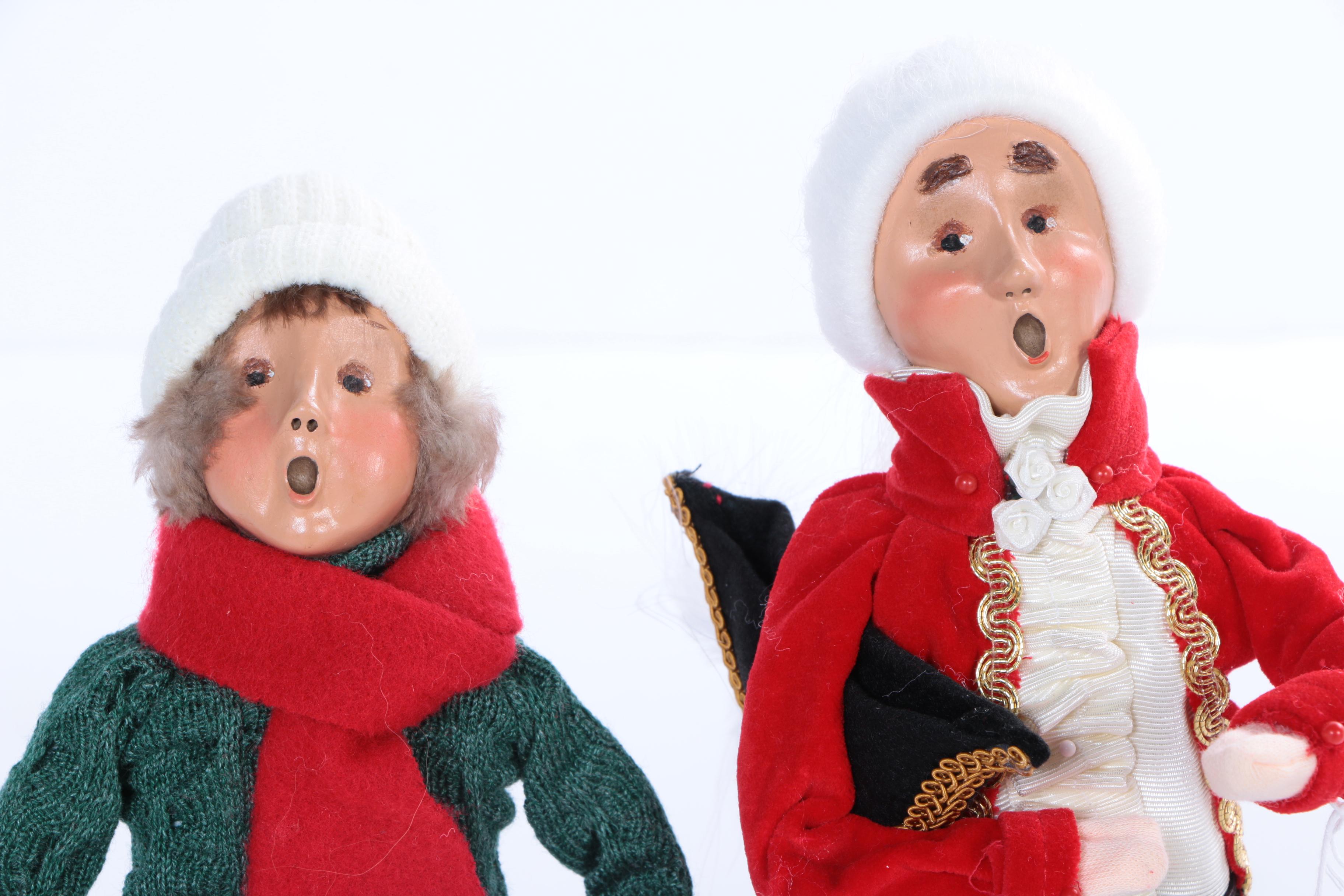 Collection of Byer's Choice Ltd. "The Carolers" Seasonal Figurines