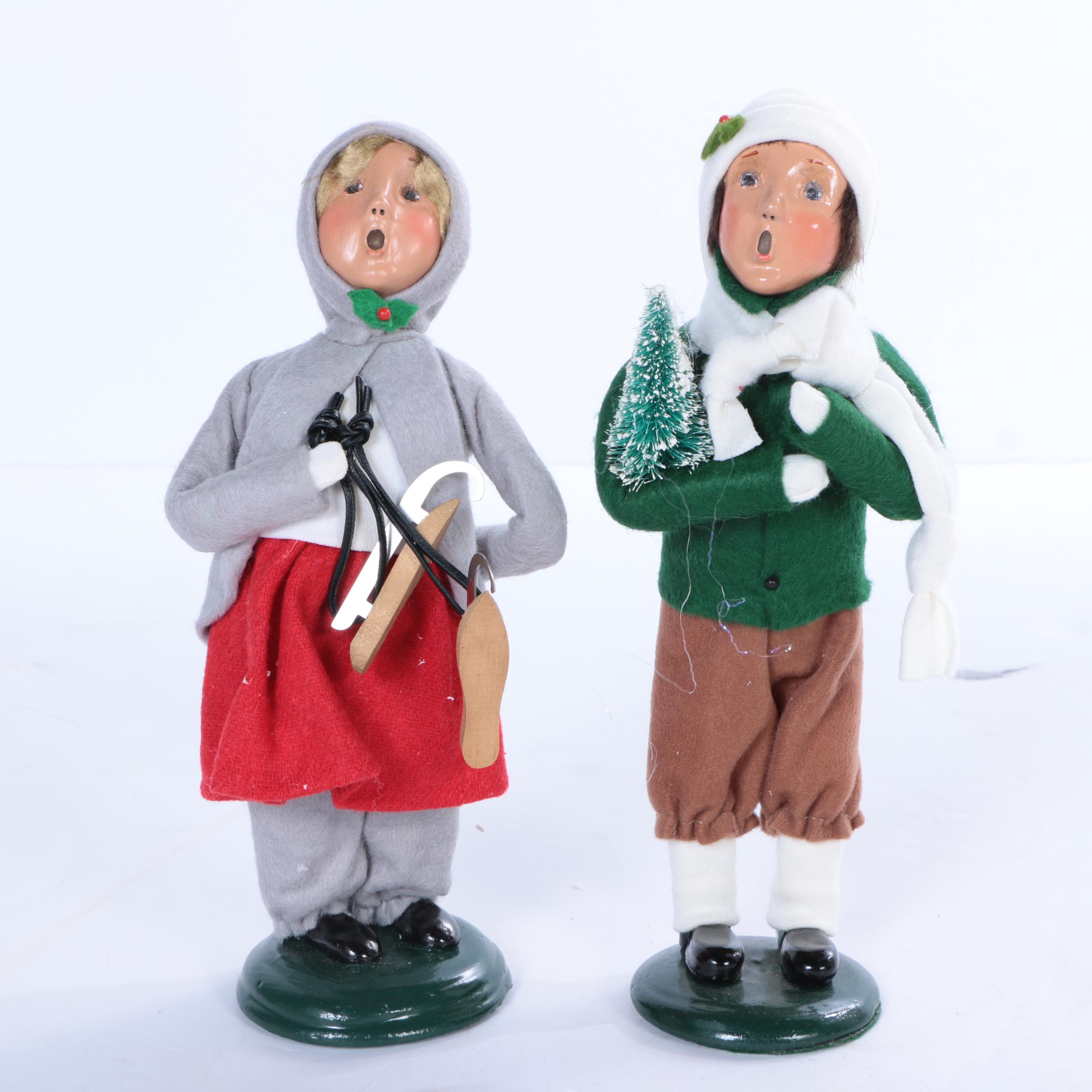 Collection of Byer's Choice Ltd. "The Carolers" Seasonal Figurines