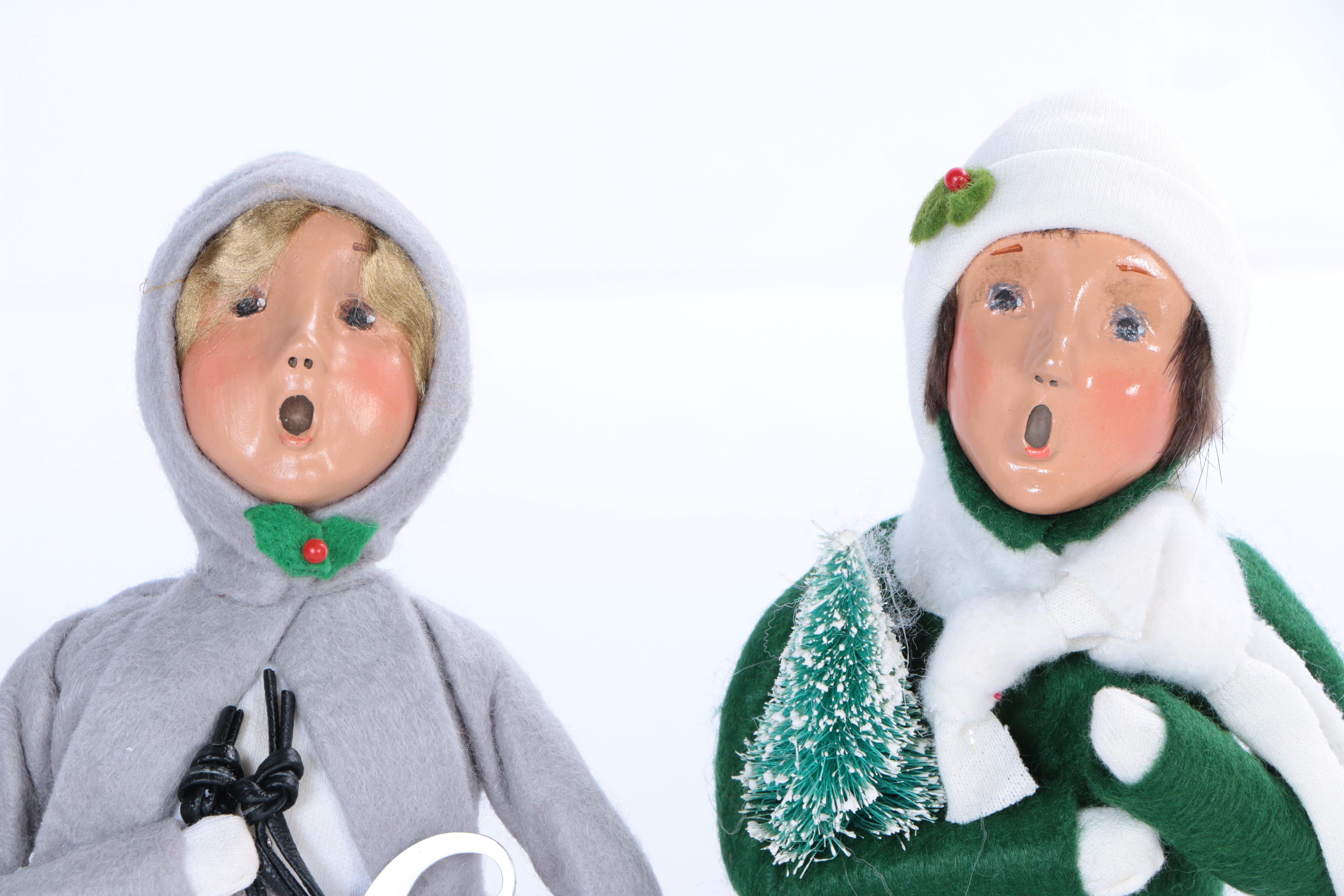 Collection of Byer's Choice Ltd. "The Carolers" Seasonal Figurines