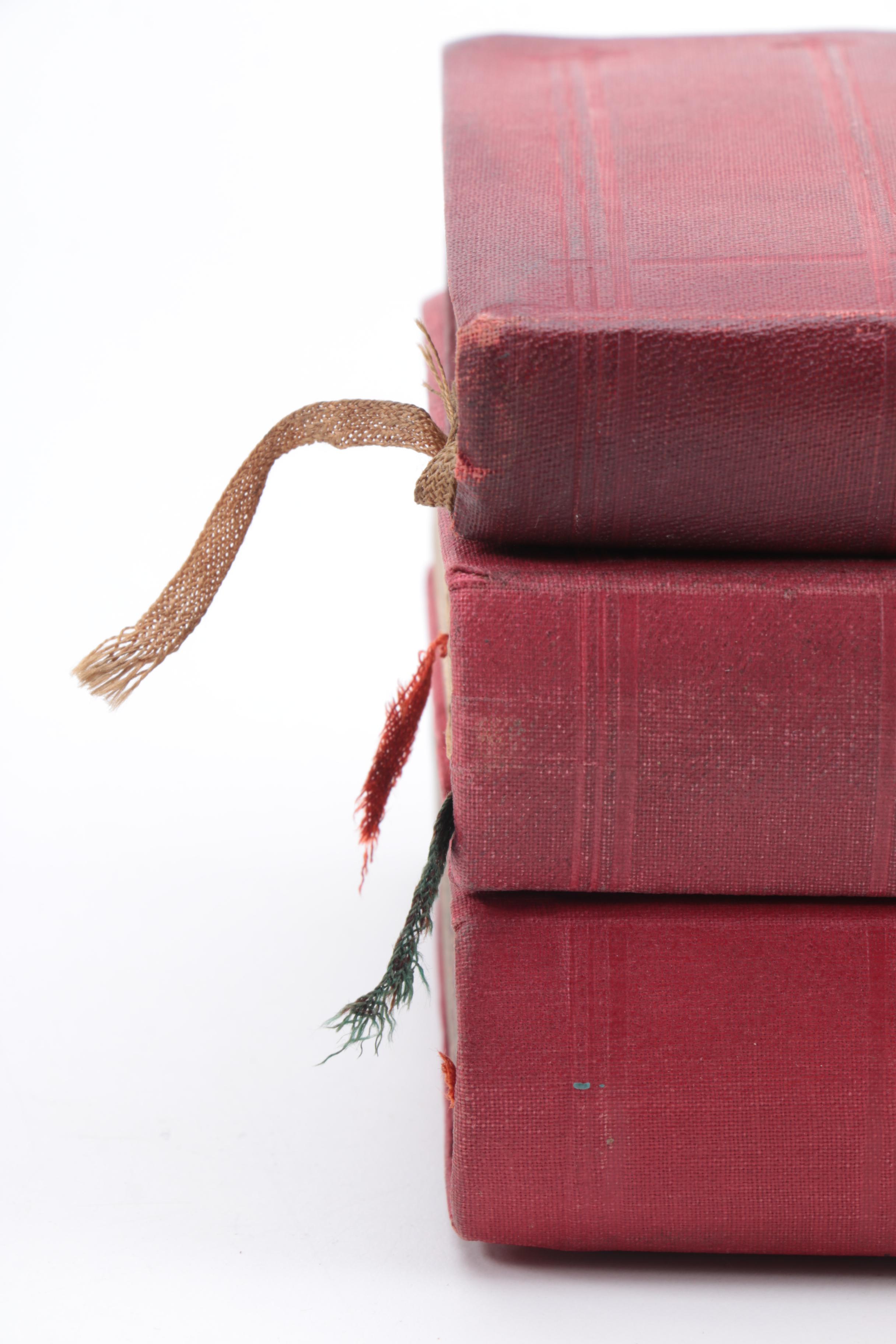 Antique Baedeker's Travel Handbooks