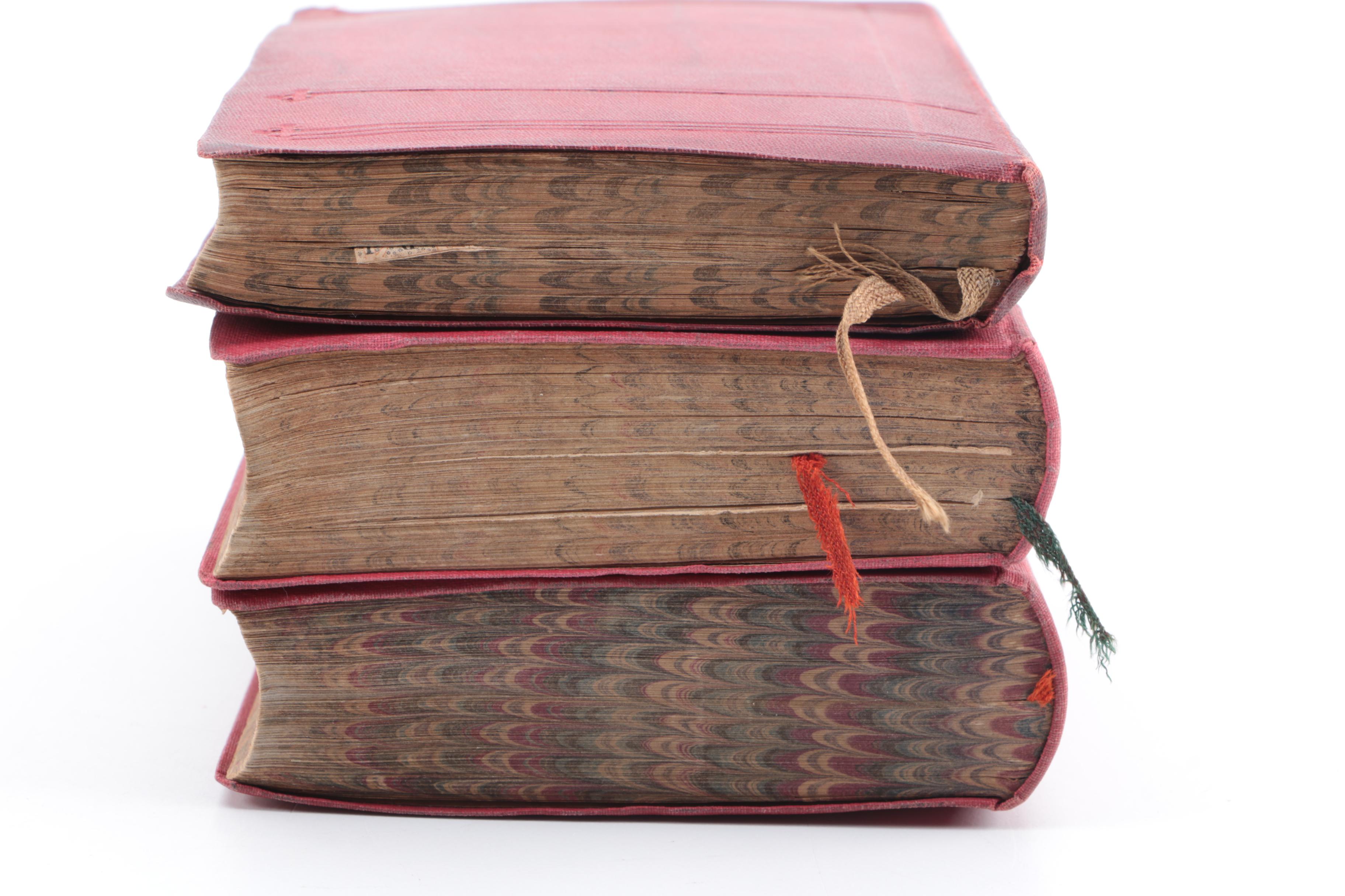 Antique Baedeker's Travel Handbooks