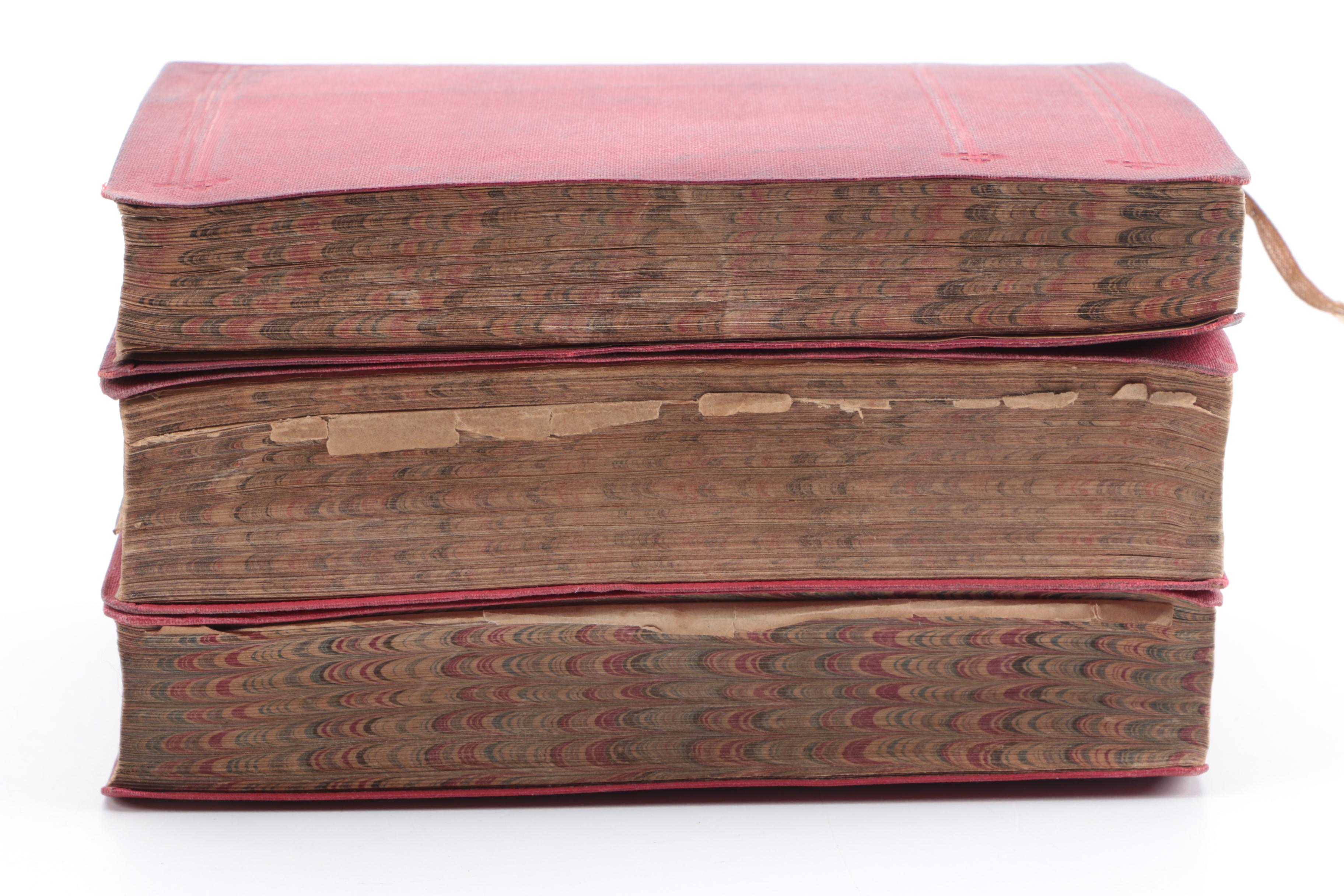 Antique Baedeker's Travel Handbooks