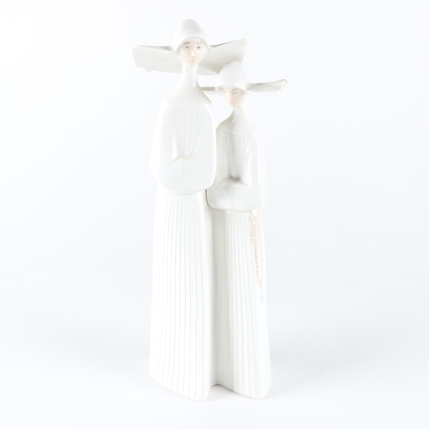 Lladro "Nuns" Figurine