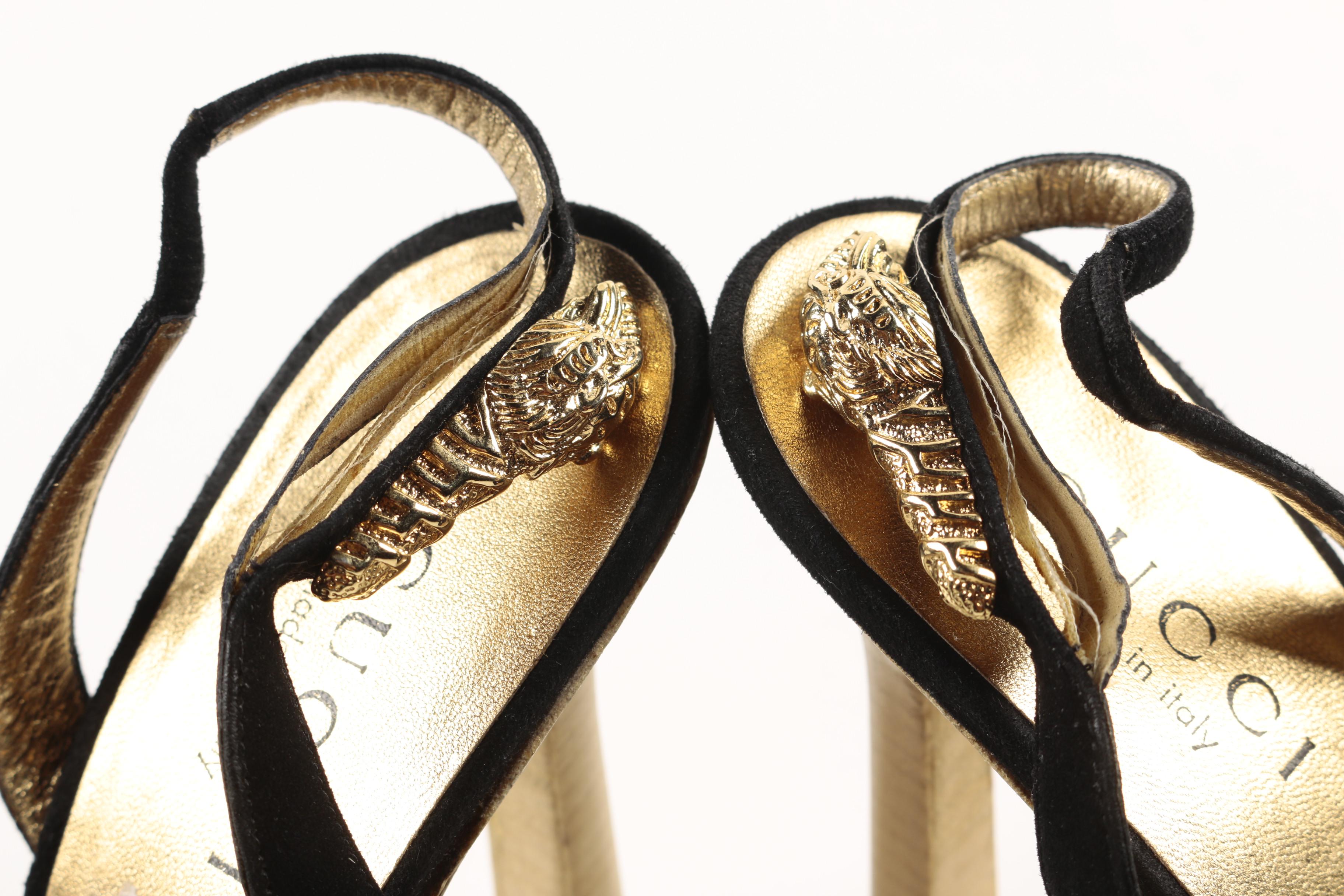 Gucci Black Slingback Heels