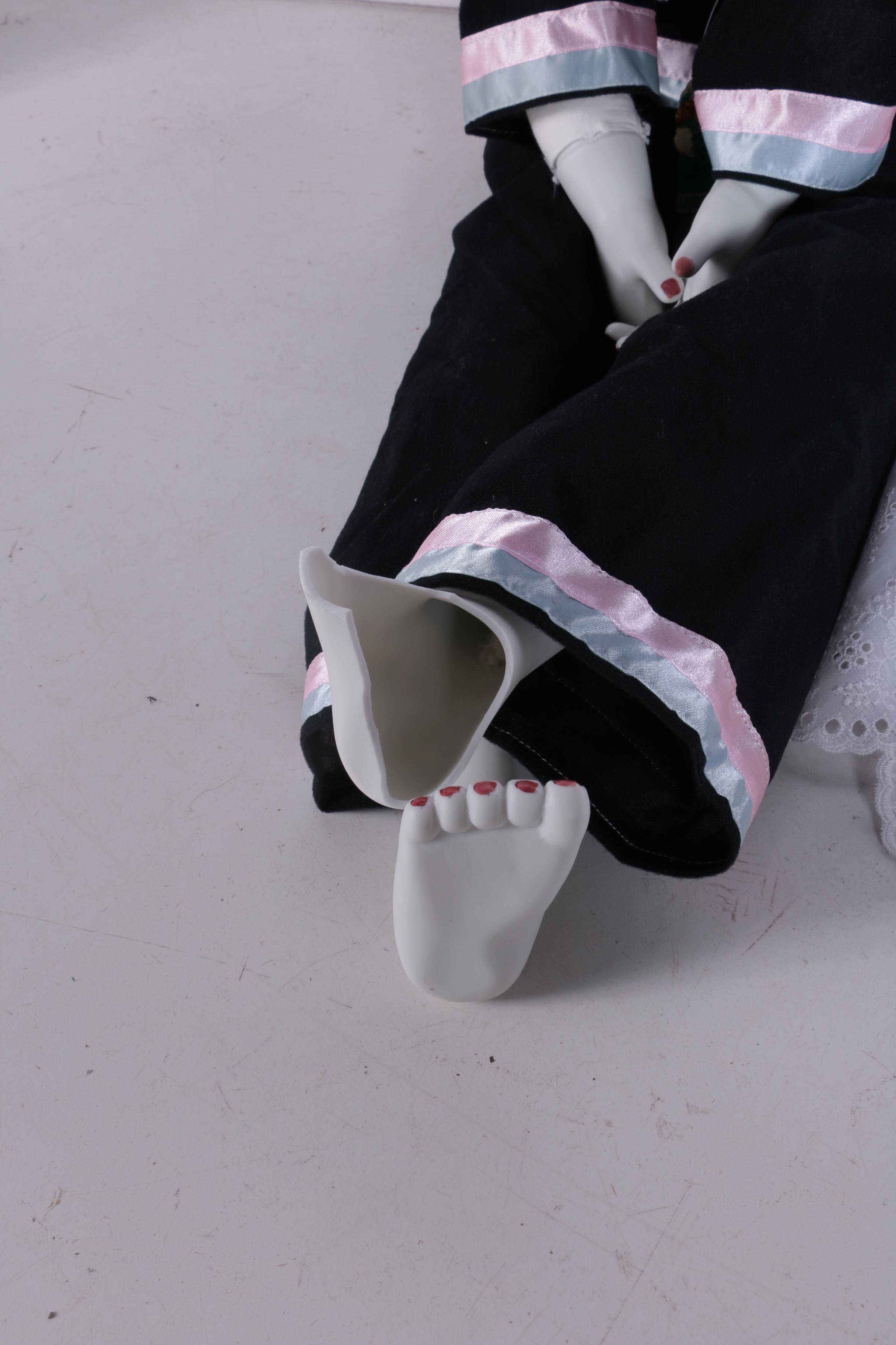 Victoria Ashlea Porcelain Musical Collector Doll