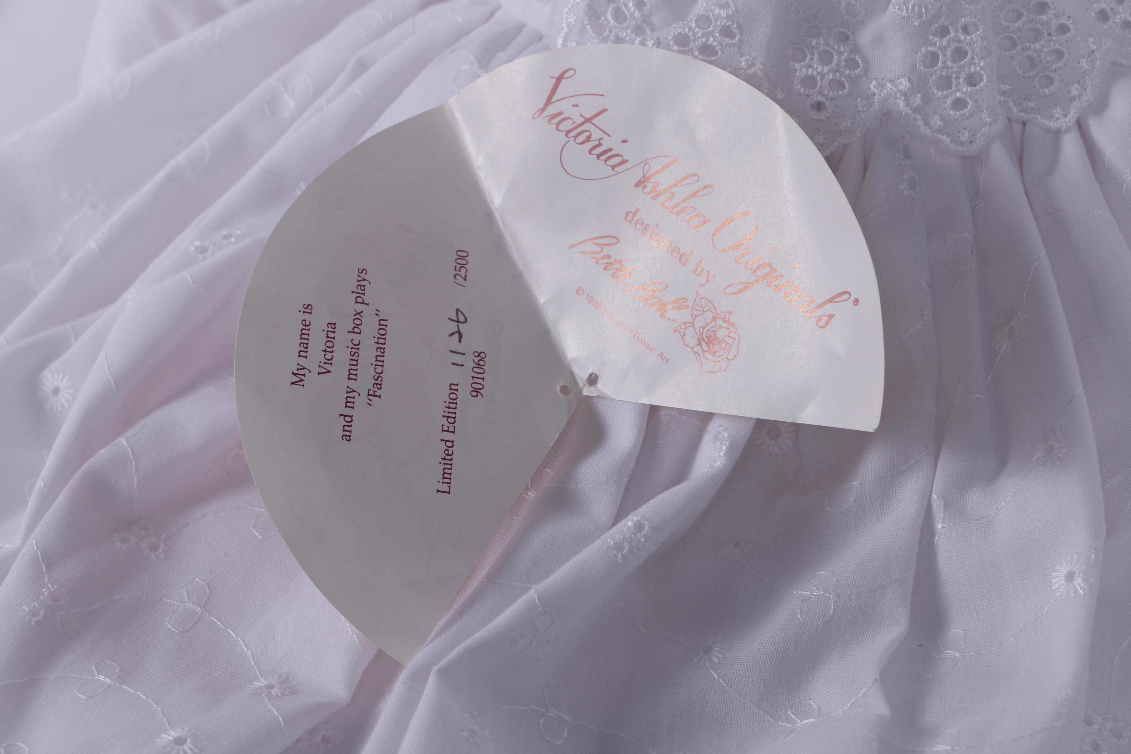 Victoria Ashlea Porcelain Musical Collector Doll