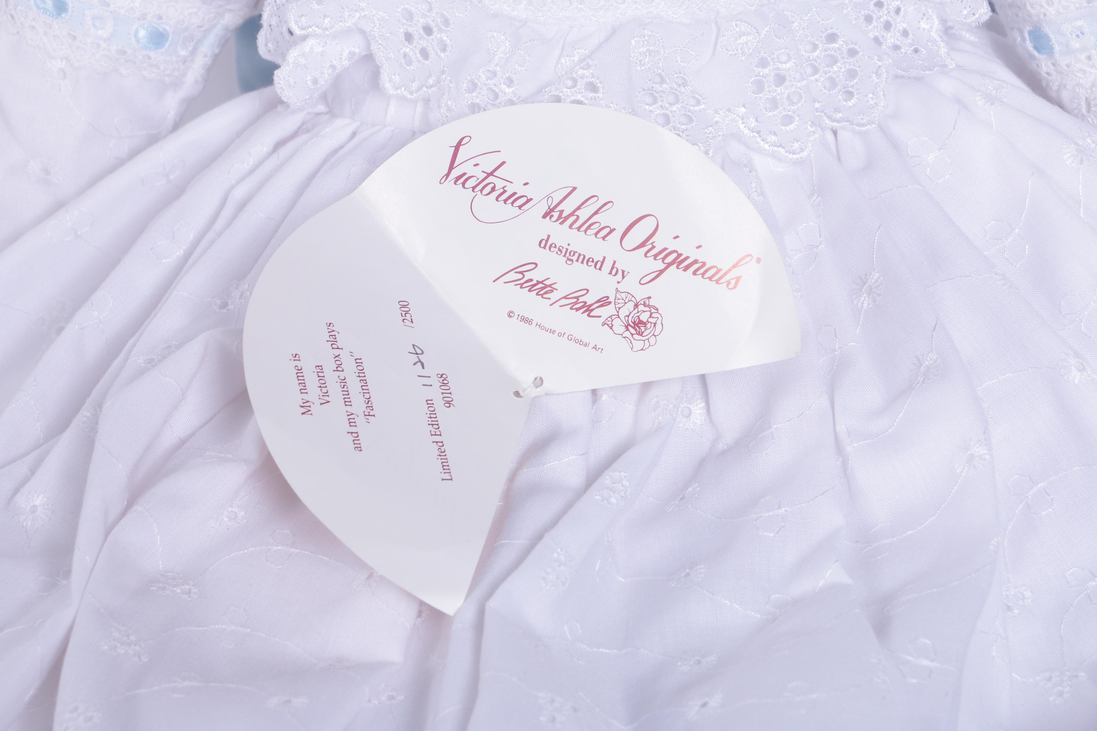 Victoria Ashlea Porcelain Musical Collector Doll