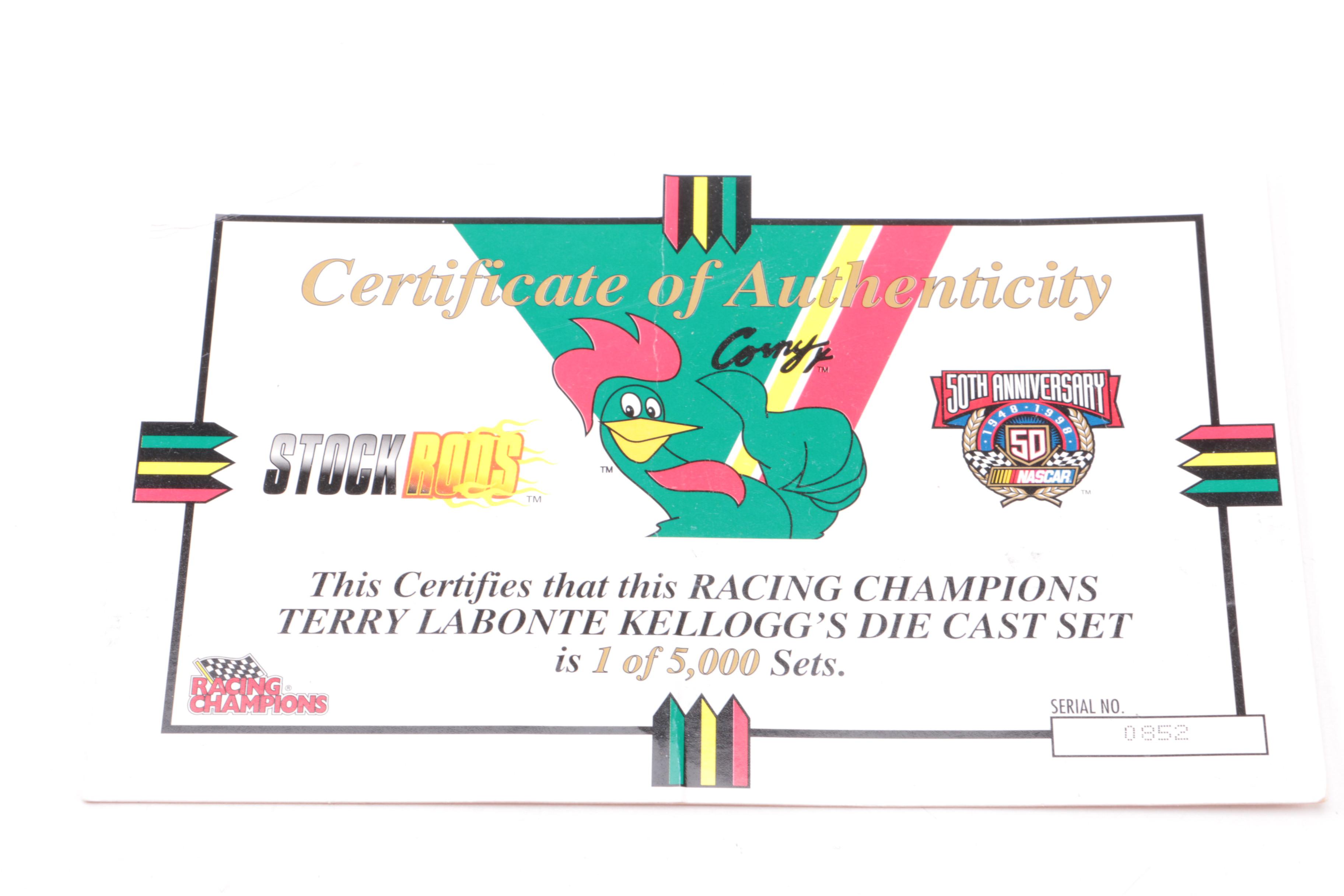 NASCAR 50th Anniversary Die-Cast Cars