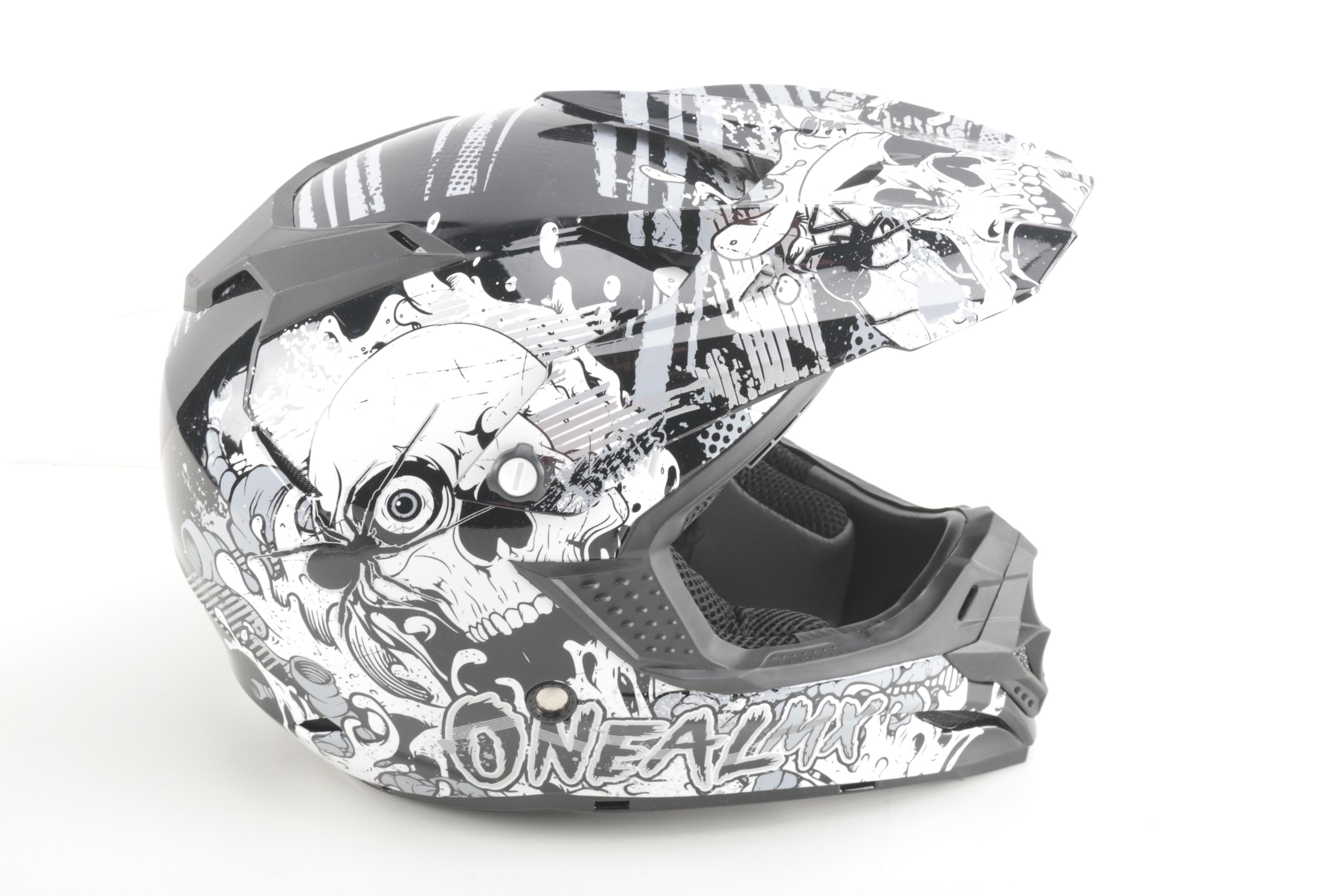 O'Neal Motocross Helmet With Goggles