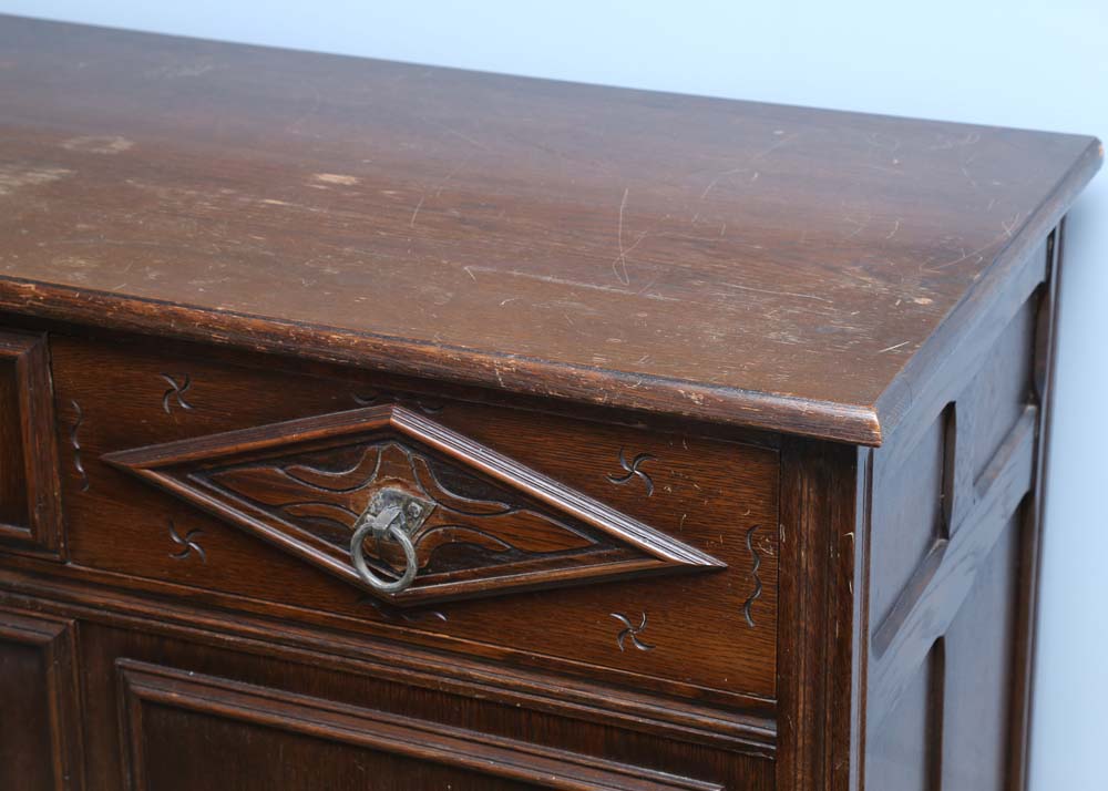 Vintage Neo-Gothic Chest of Drawers