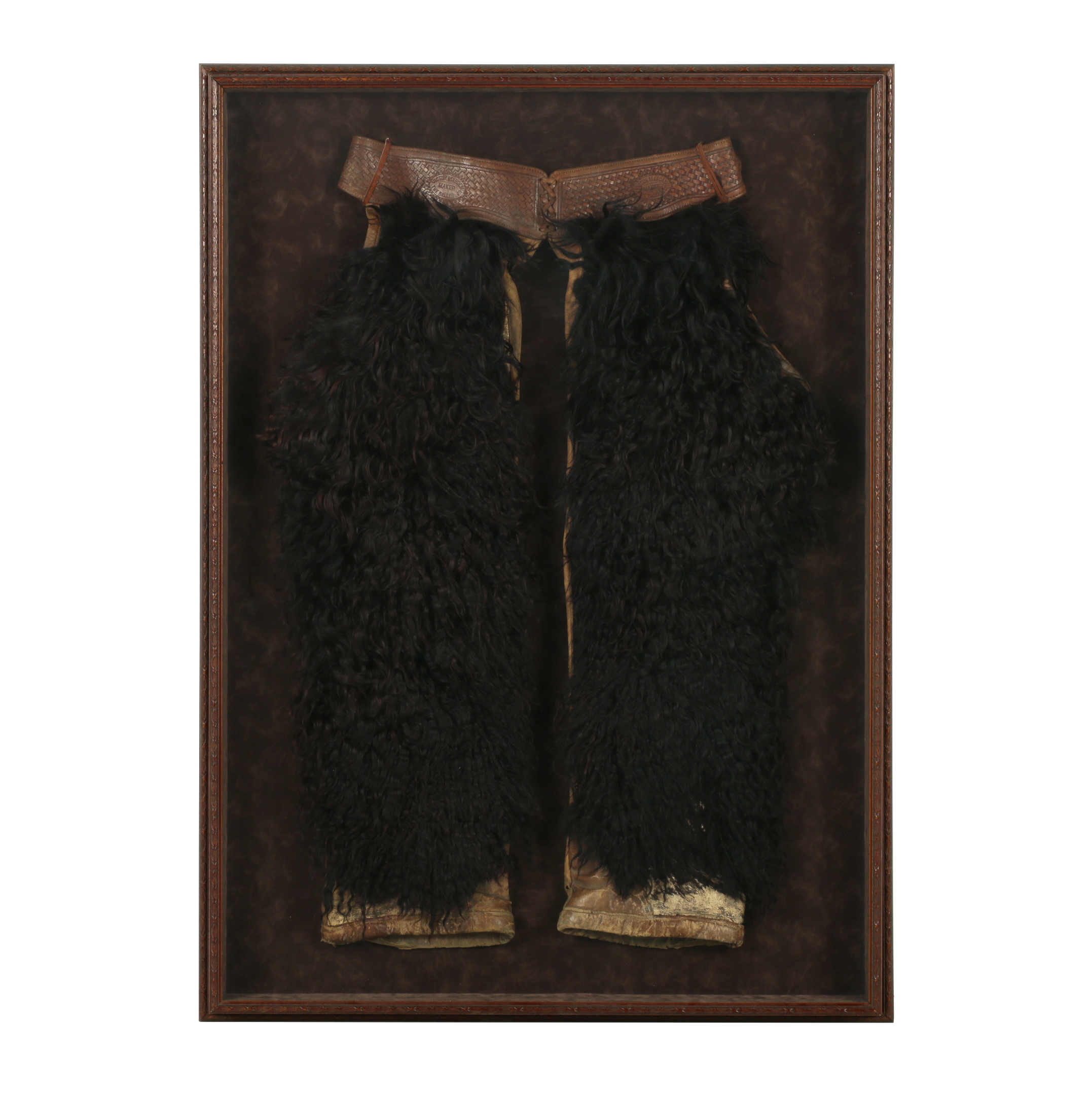 Victor Marden Angora Chaps Once Owned by 101 Trick Shooter "Tex" Cooper