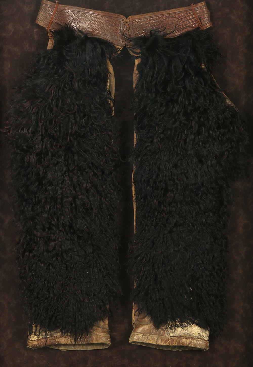 Victor Marden Angora Chaps Once Owned by 101 Trick Shooter "Tex" Cooper