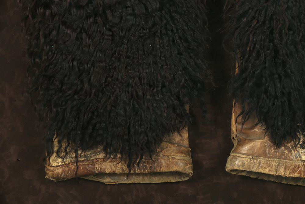 Victor Marden Angora Chaps Once Owned by 101 Trick Shooter "Tex" Cooper