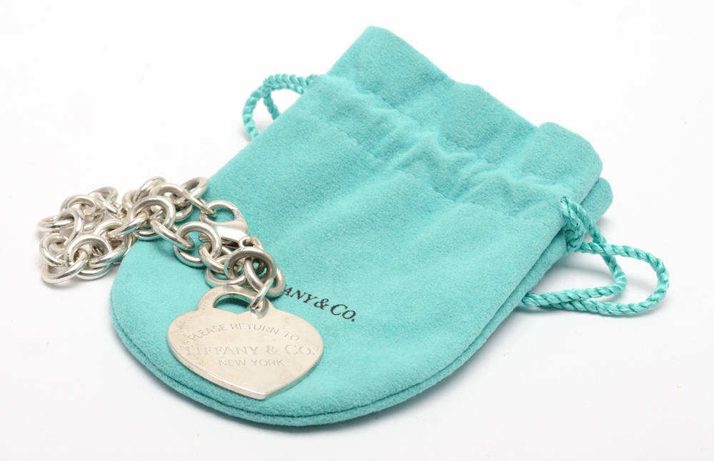 Sterling Silver "Return to Tiffany" Bracelet with Extra Large Heart Tag