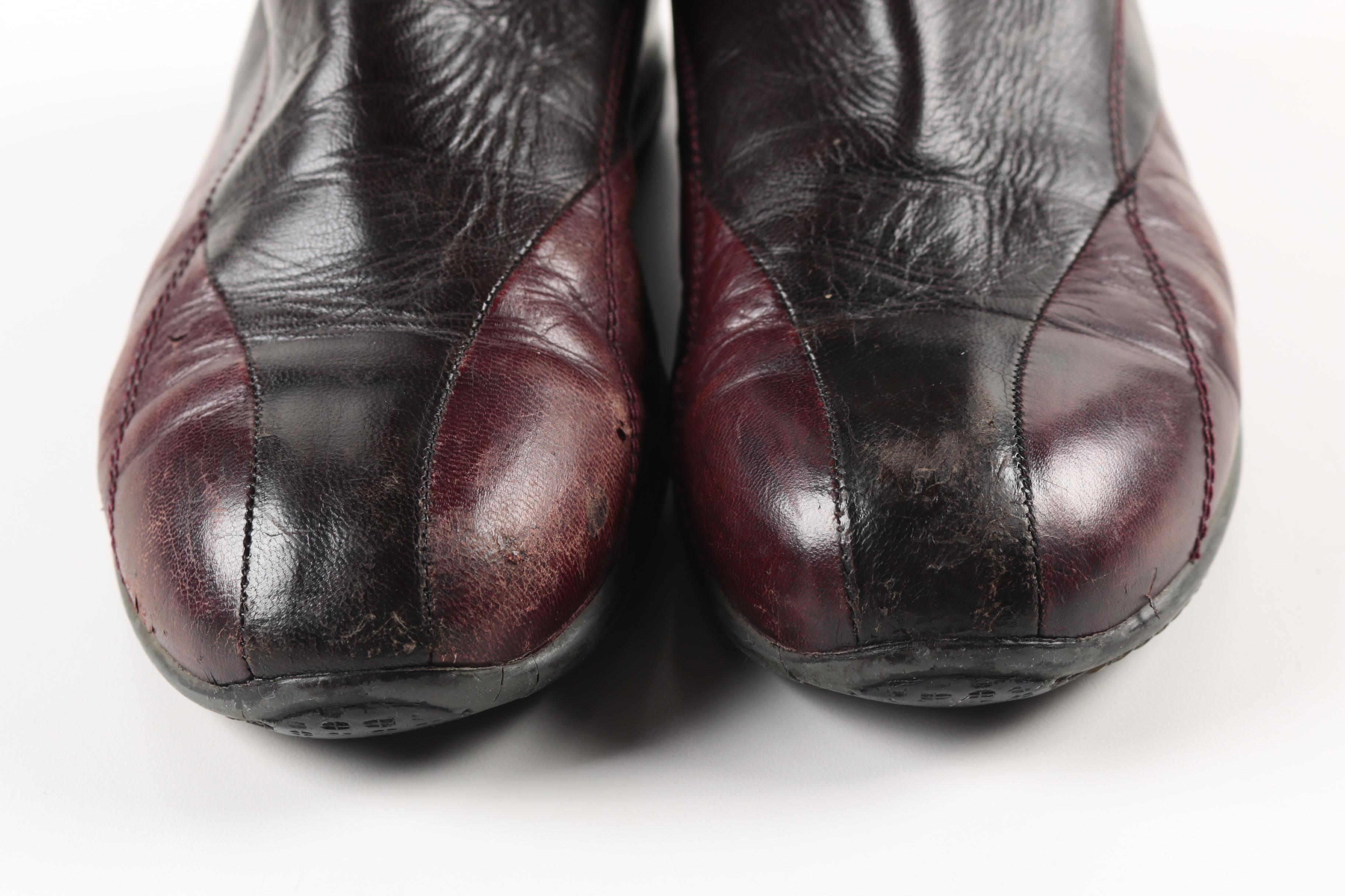 Prada Brown Leather Boots