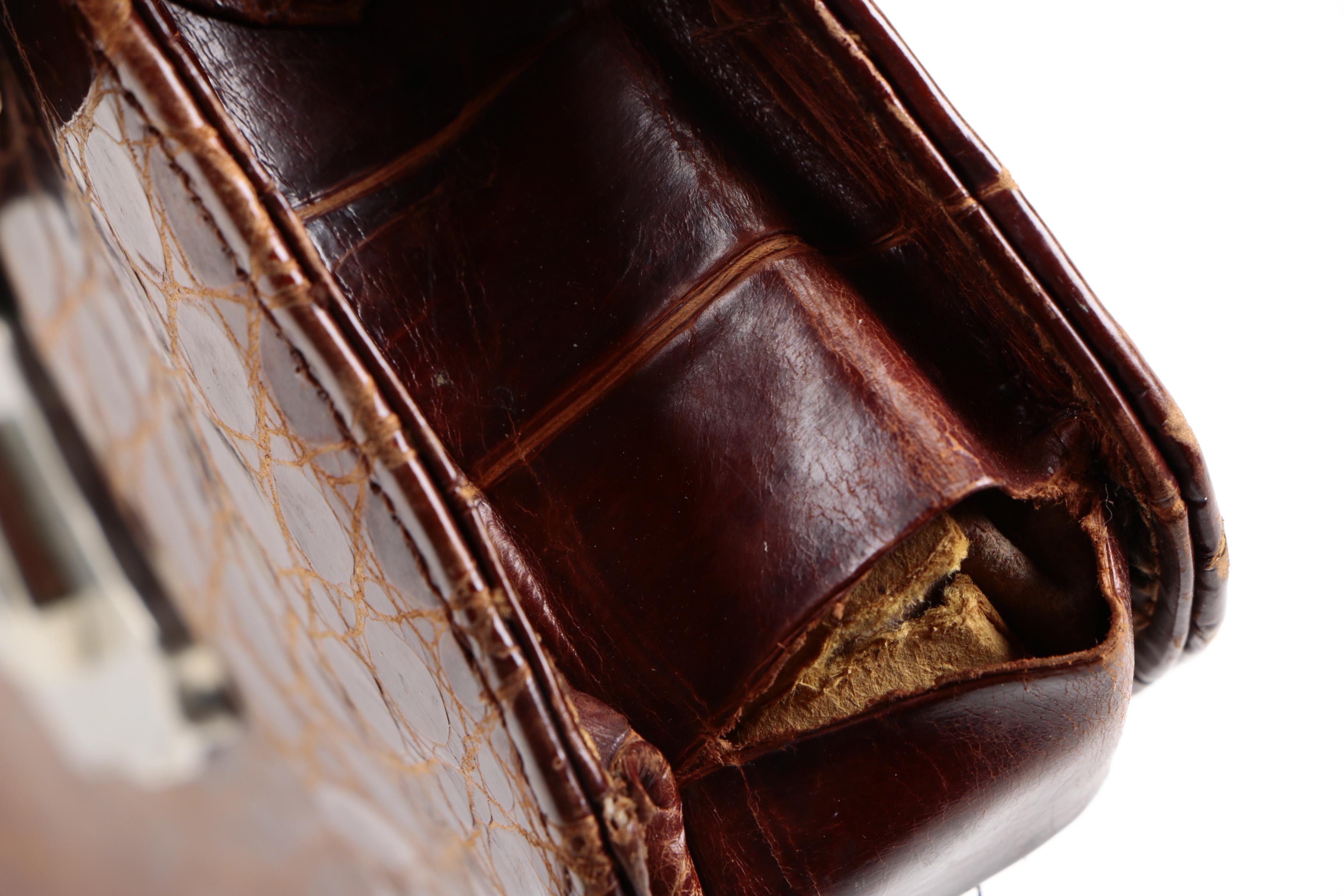 Vintage Clutch Handbags Including Crocodile