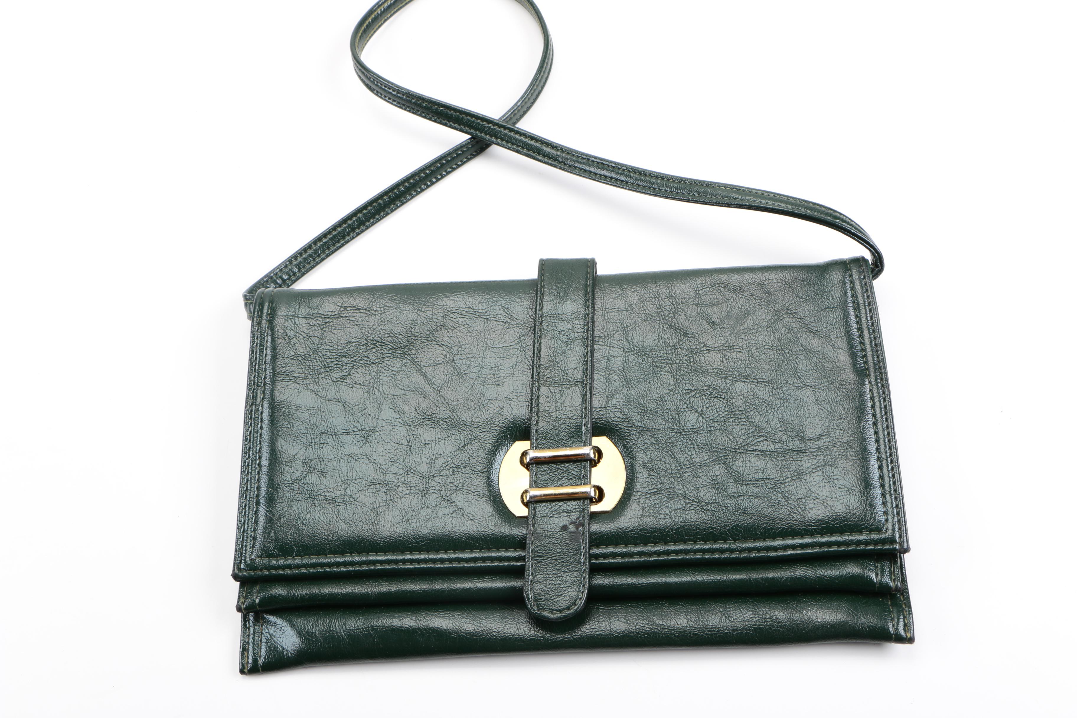 Vintage Clutch Handbags Including Crocodile