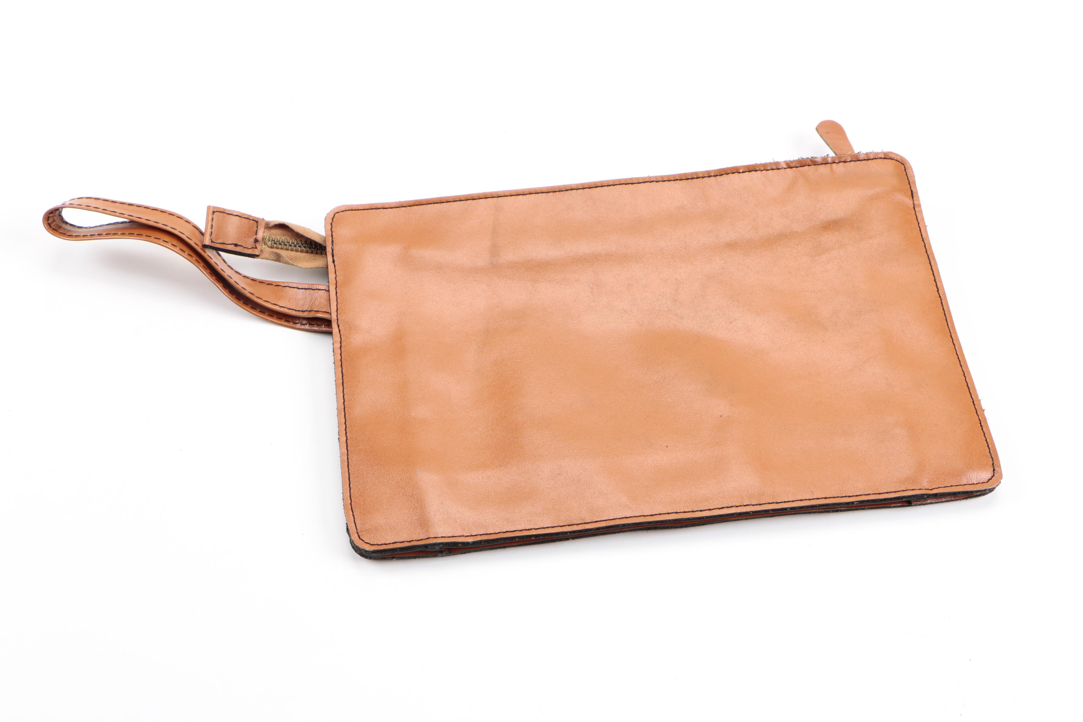 Vintage Clutch Handbags Including Crocodile