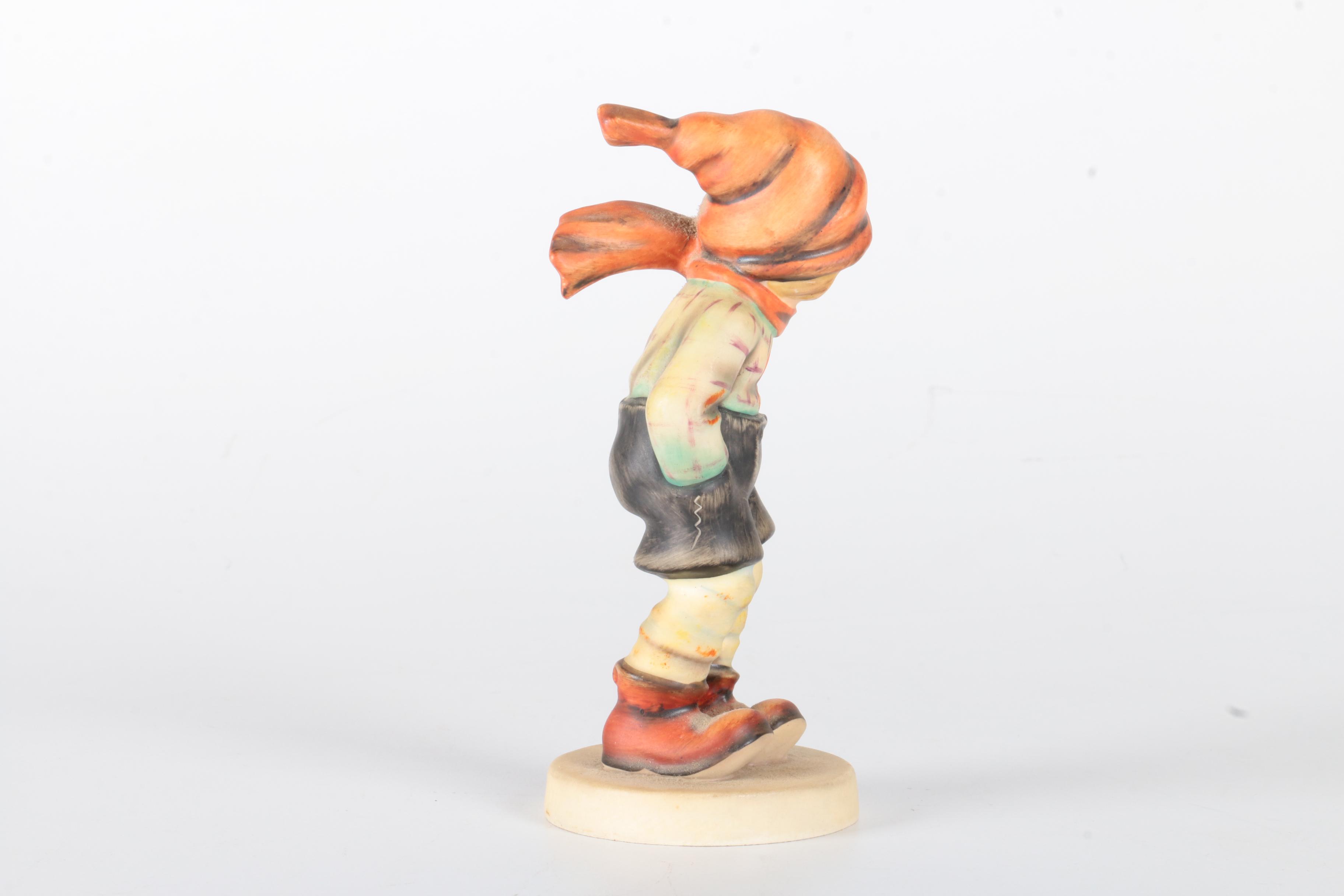 Porcelain Hummel Figurines Featuring "March Winds"