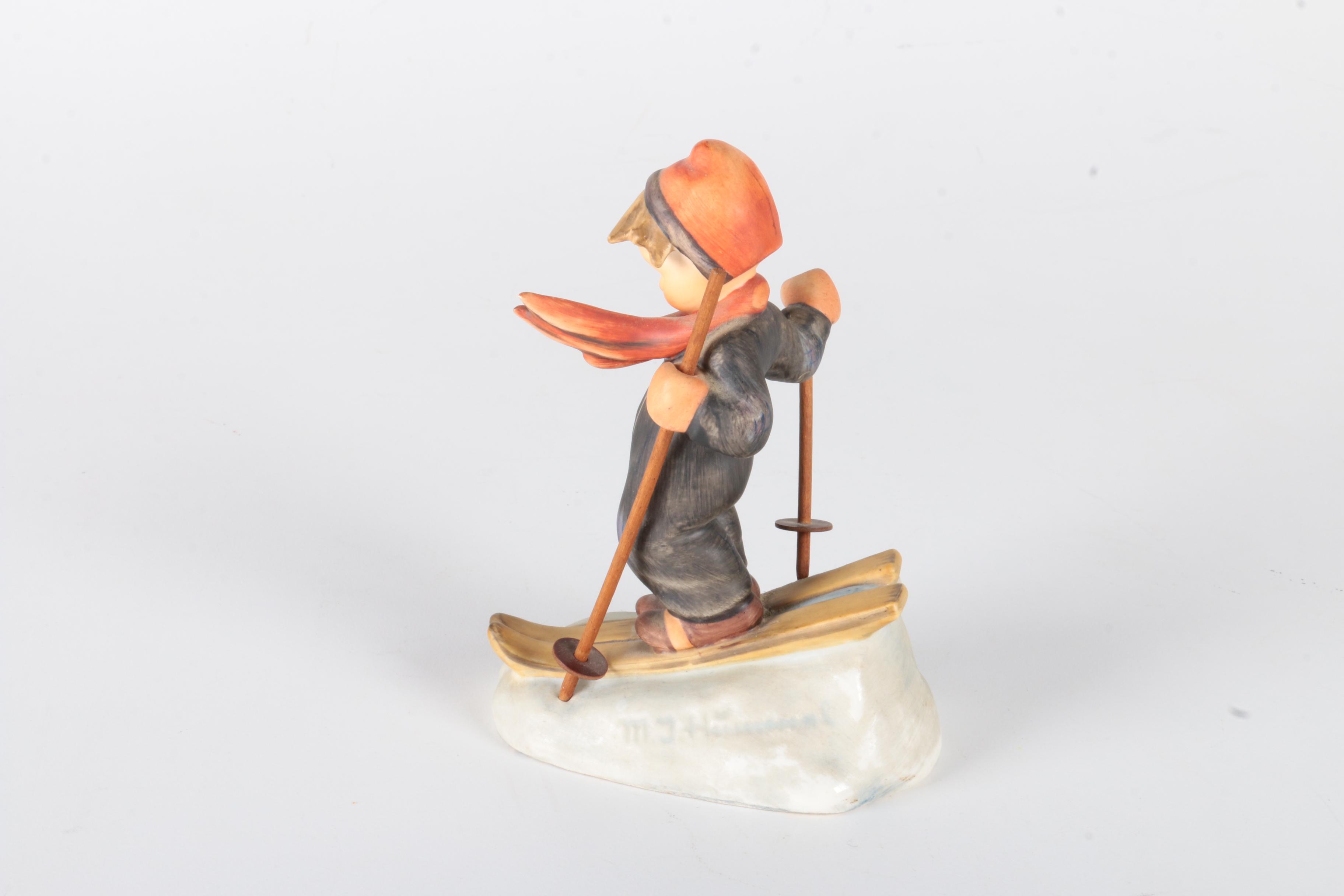 Porcelain Hummel Figurines Featuring "March Winds"