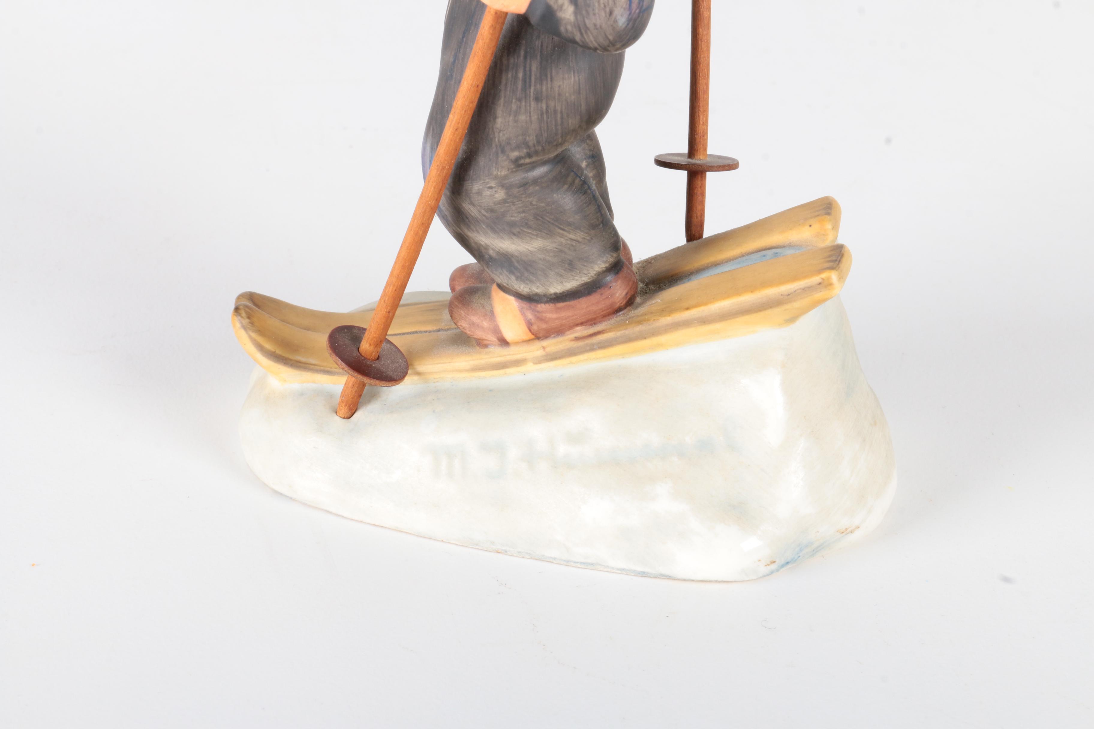 Porcelain Hummel Figurines Featuring "March Winds"